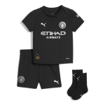 kids manchester city away baby kit black 202526 Manchester City Shirts | Official Team Gear