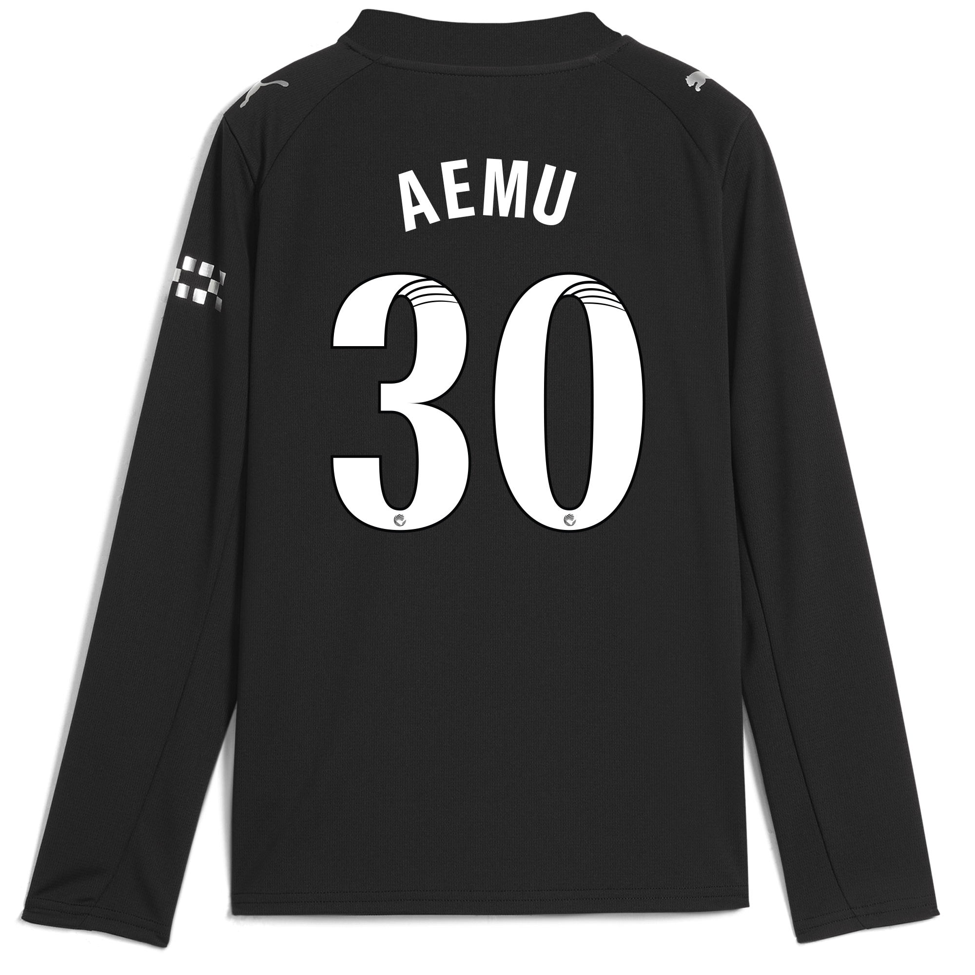 kids manchester city away jersey 202526 long sleeve with aemu 30 printing Manchester City Shirts | Official Team Gear