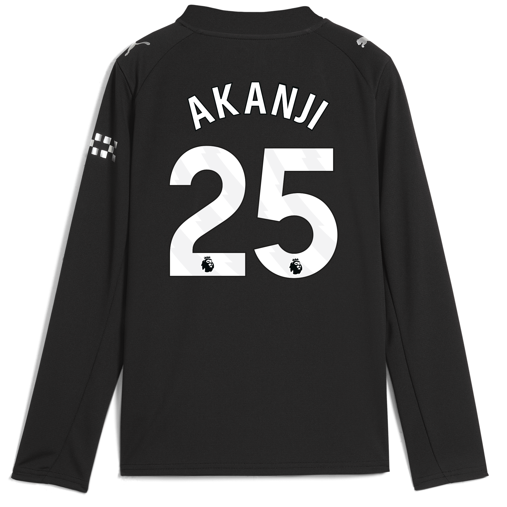 kids manchester city away jersey 202526 long sleeve with akanji 25 printing Manchester City Shirts | Official Team Gear