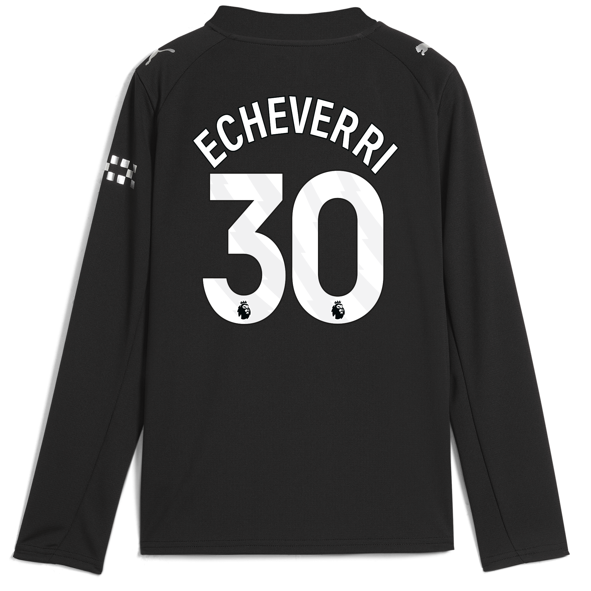 kids manchester city away jersey 202526 long sleeve with echeverri 30 printing Manchester City Shirts | Official Team Gear