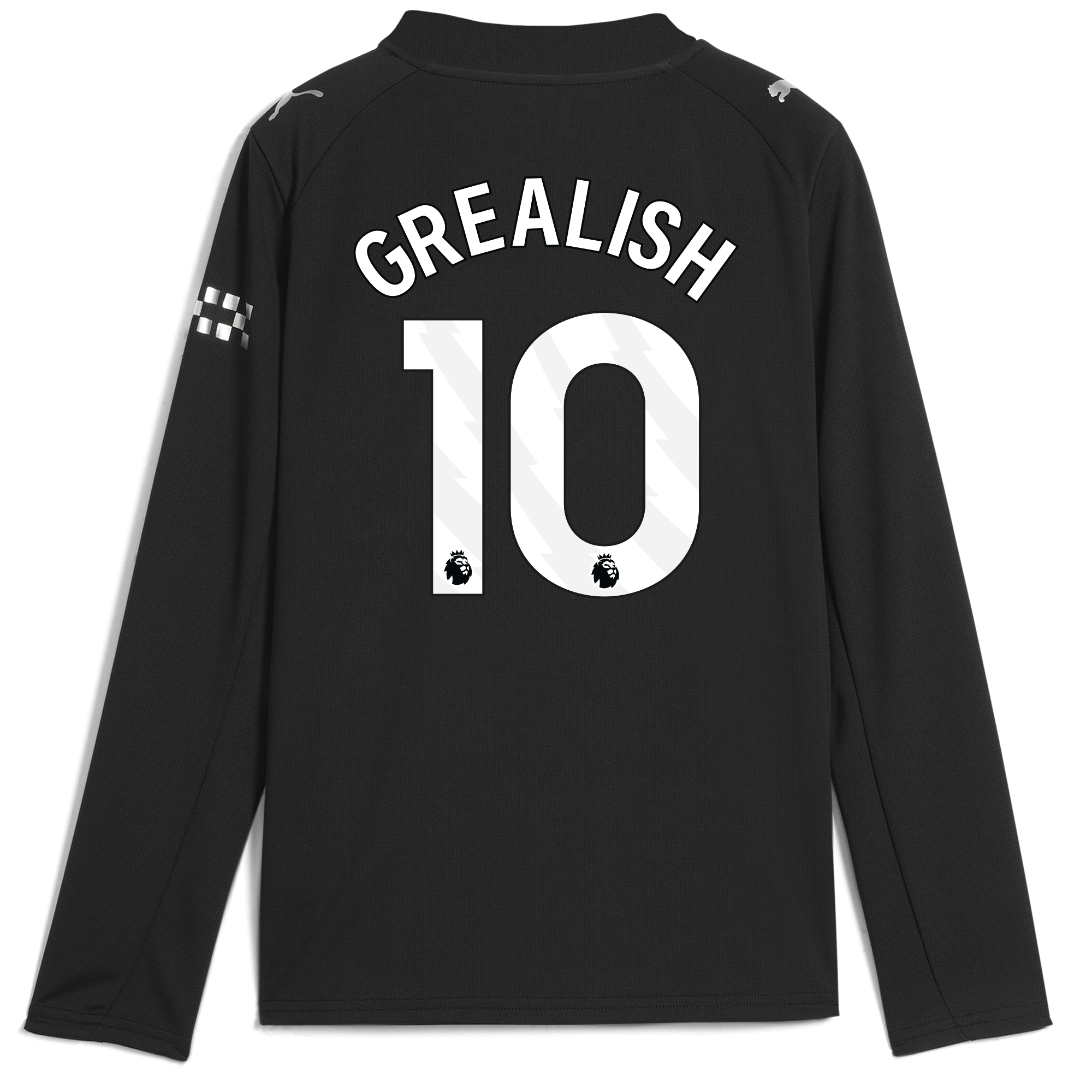 kids manchester city away jersey 202526 long sleeve with grealish 10 printing Manchester City Shirts | Official Team Gear