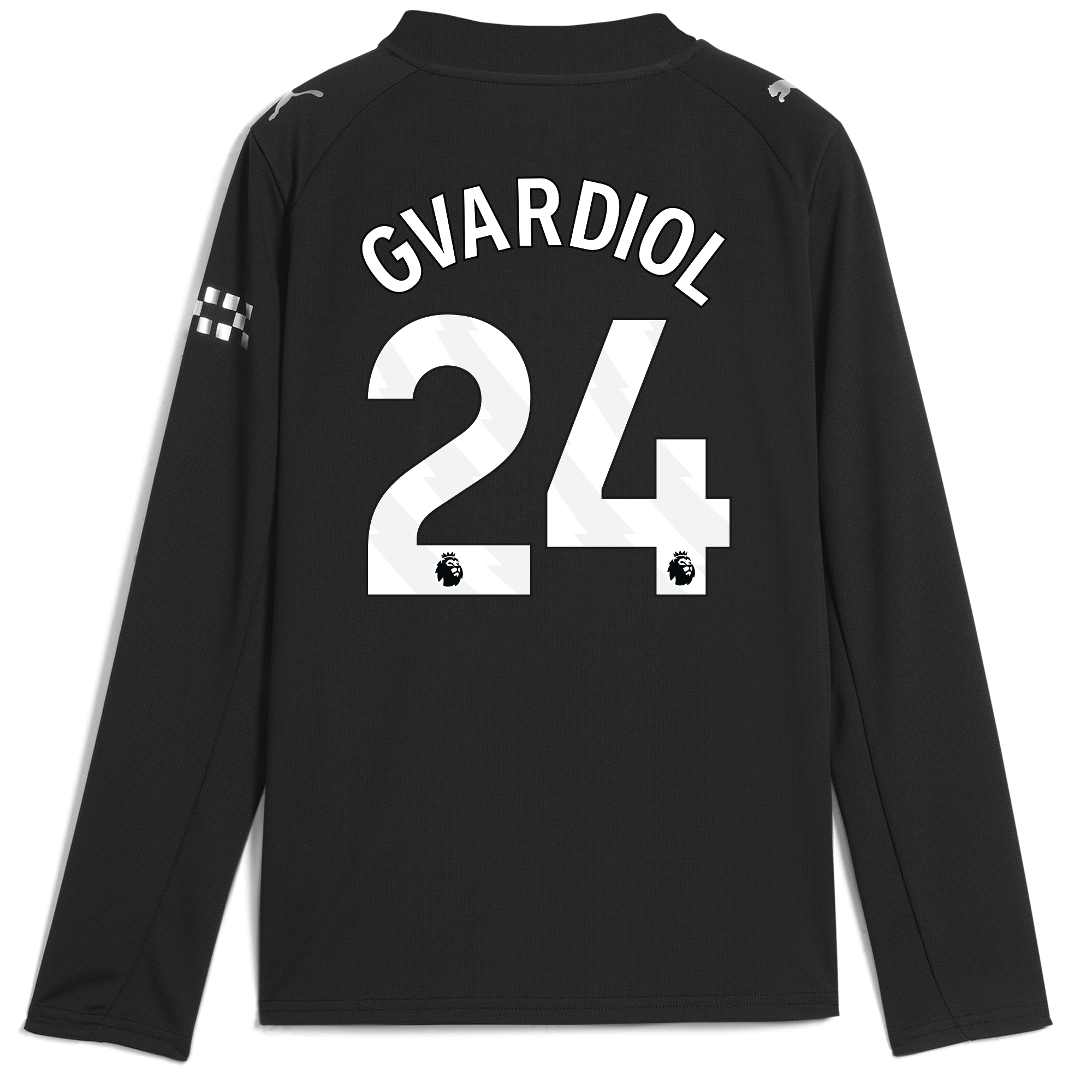 kids manchester city away jersey 202526 long sleeve with gvardiol 24 printing Manchester City Shirts | Official Team Gear