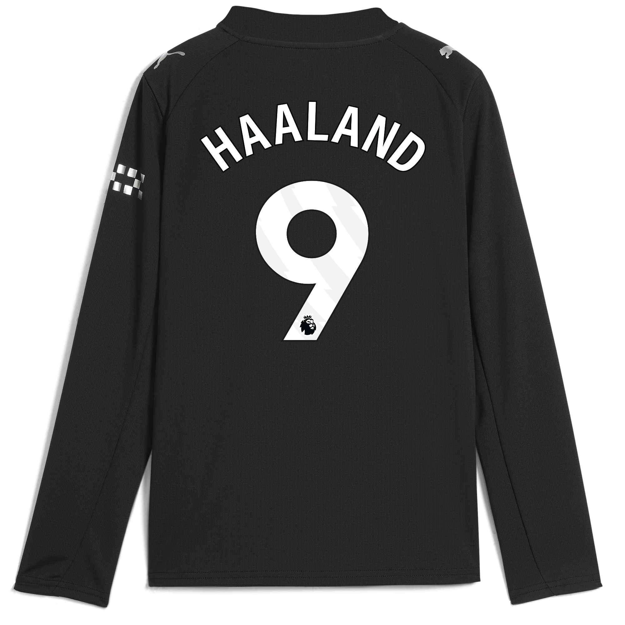 kids manchester city away jersey 202526 long sleeve with haaland 9 printing Manchester City Shirts | Official Team Gear