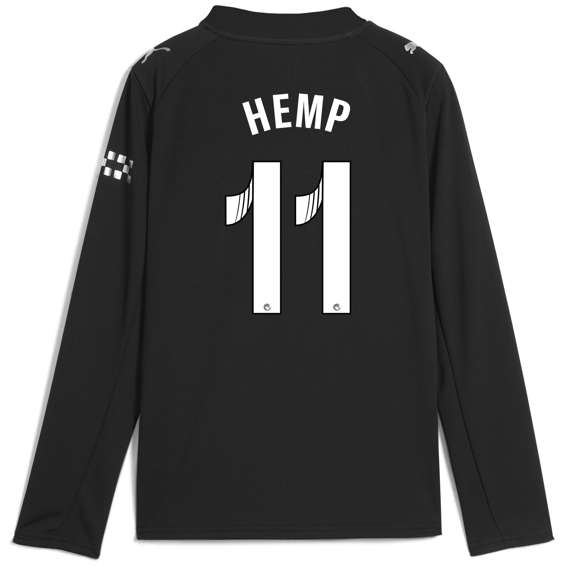 kids manchester city away jersey 202526 long sleeve with hemp 11 printing Manchester City Shirts | Official Team Gear