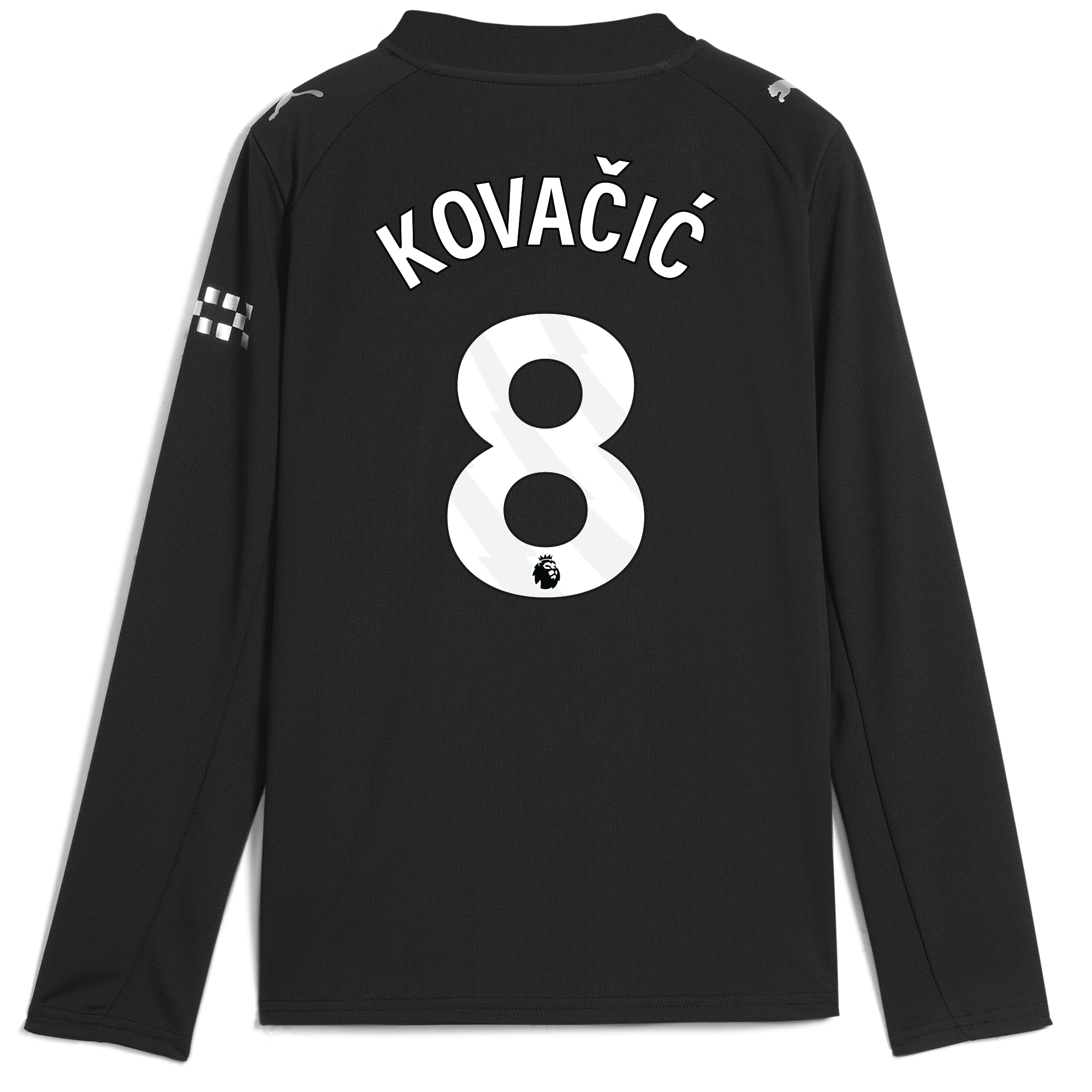kids manchester city away jersey 202526 long sleeve with kovaČiĆ 8 printing Manchester City Shirts | Official Team Gear