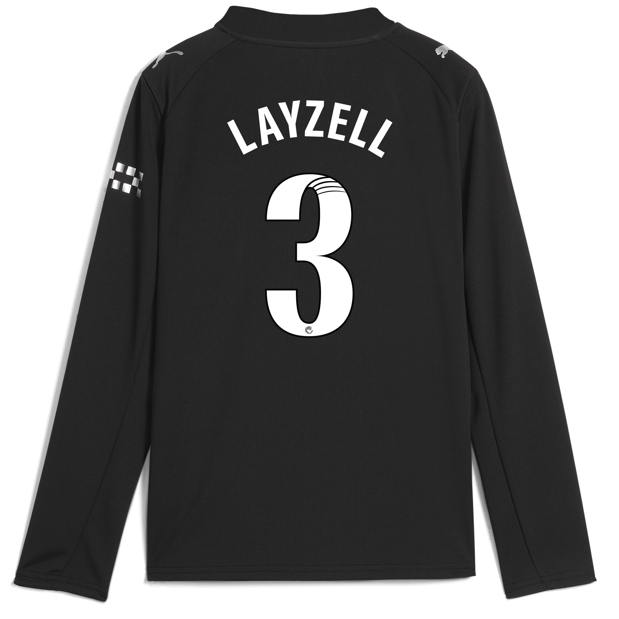 kids manchester city away jersey 202526 long sleeve with layzell 3 printing Manchester City Shirts | Official Team Gear