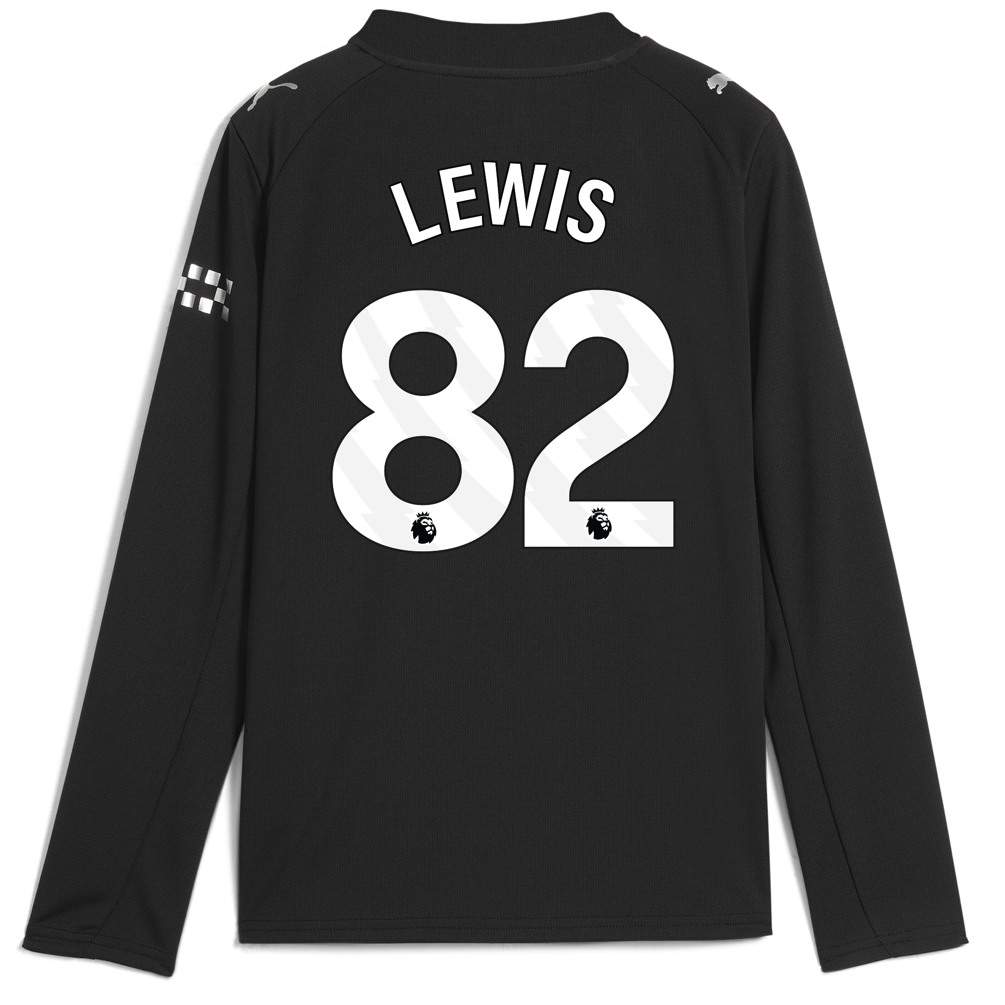 kids manchester city away jersey 202526 long sleeve with lewis 82 printing Manchester City Shirts | Official Team Gear