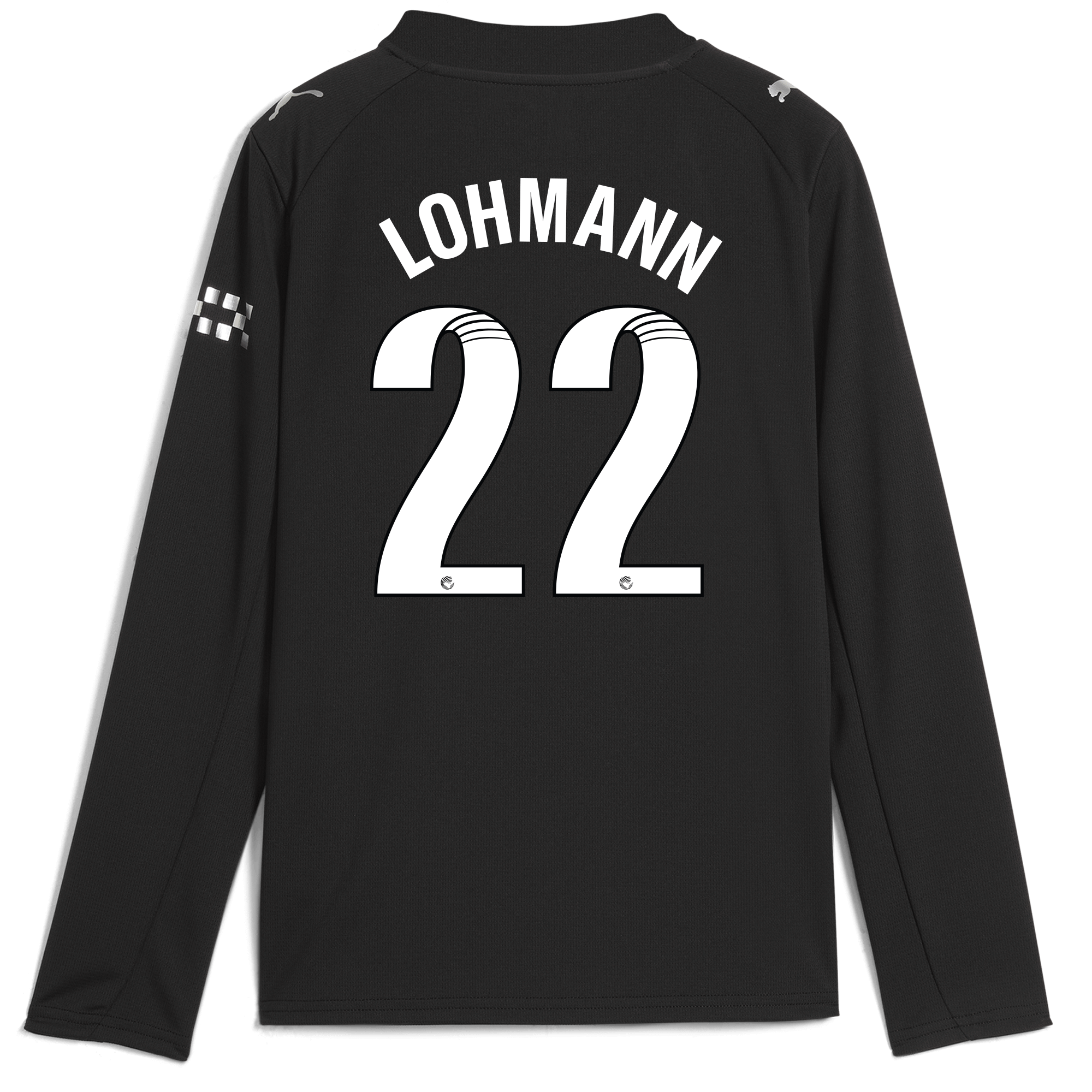 kids manchester city away jersey 202526 long sleeve with lohmann 22 printing Manchester City Shirts | Official Team Gear