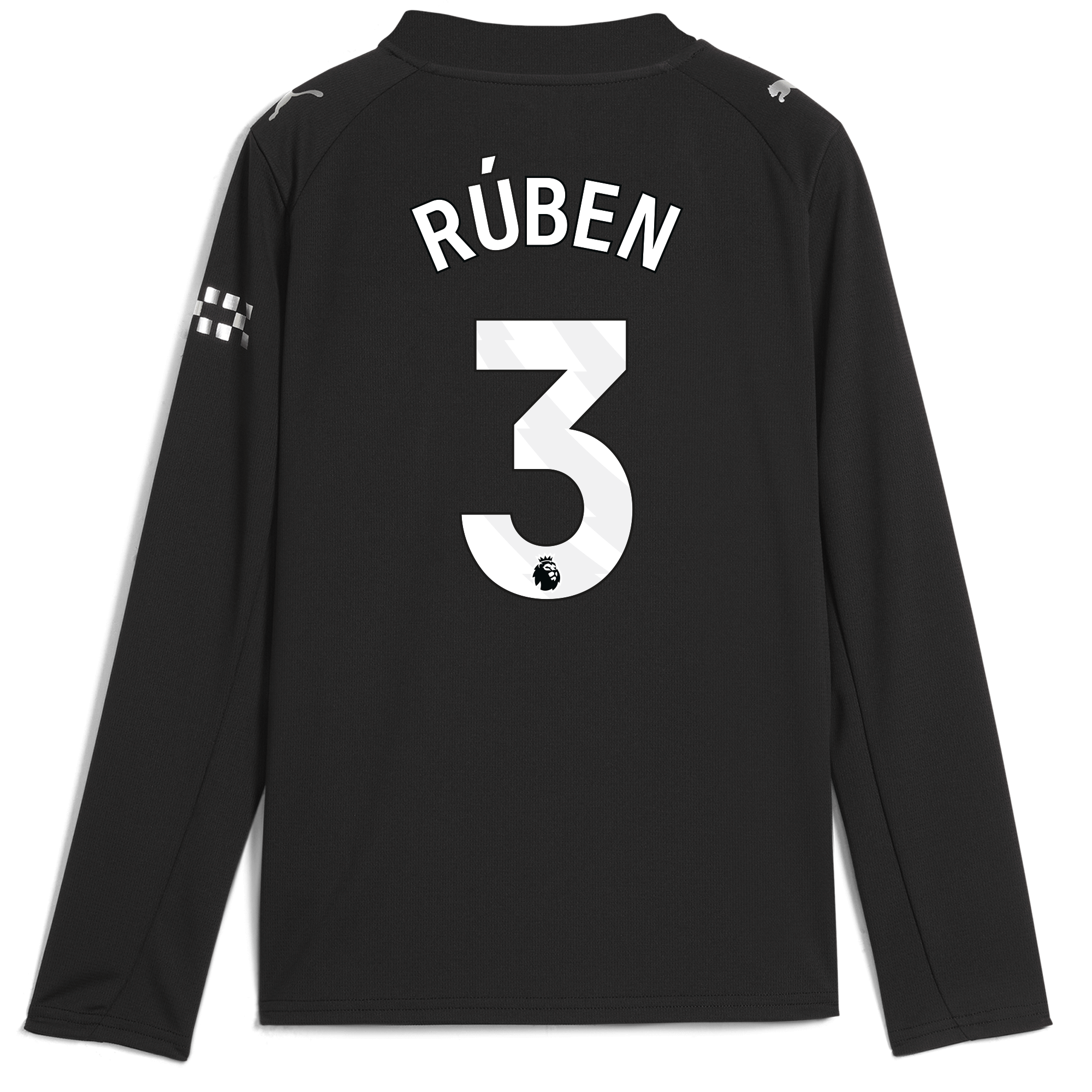 kids manchester city away jersey 202526 long sleeve with rÚben 3 printing Manchester City Shirts | Official Team Gear