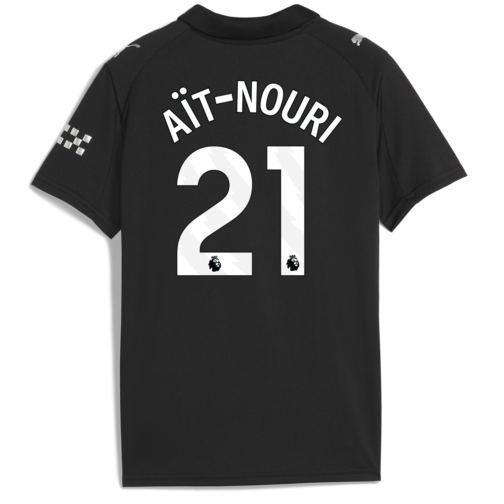 kids manchester city away jersey 202526 with aÏt-nouri 21 printing Manchester City Shirts | Official Team Gear