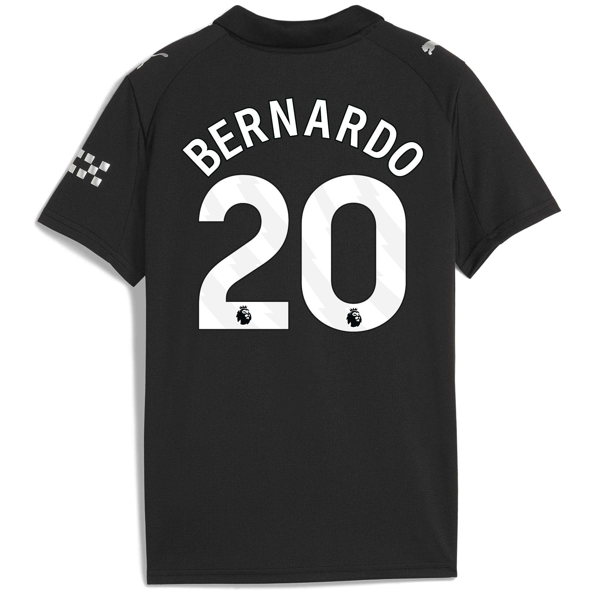 kids manchester city away jersey 202526 with bernardo 20 printing Manchester City Shirts | Official Team Gear