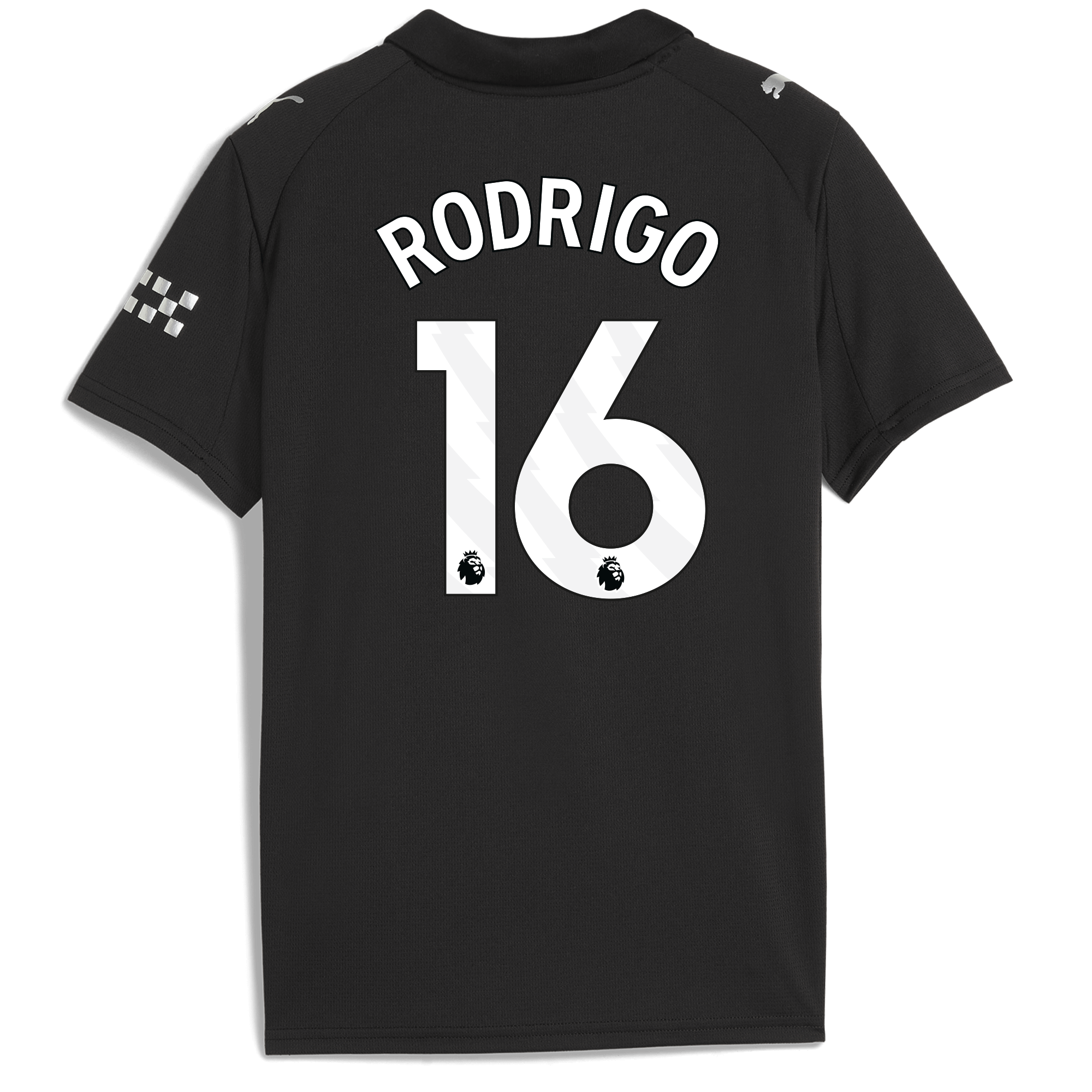 kids manchester city away jersey 202526 with rodrigo 16 printing Manchester City Shirts | Official Team Gear