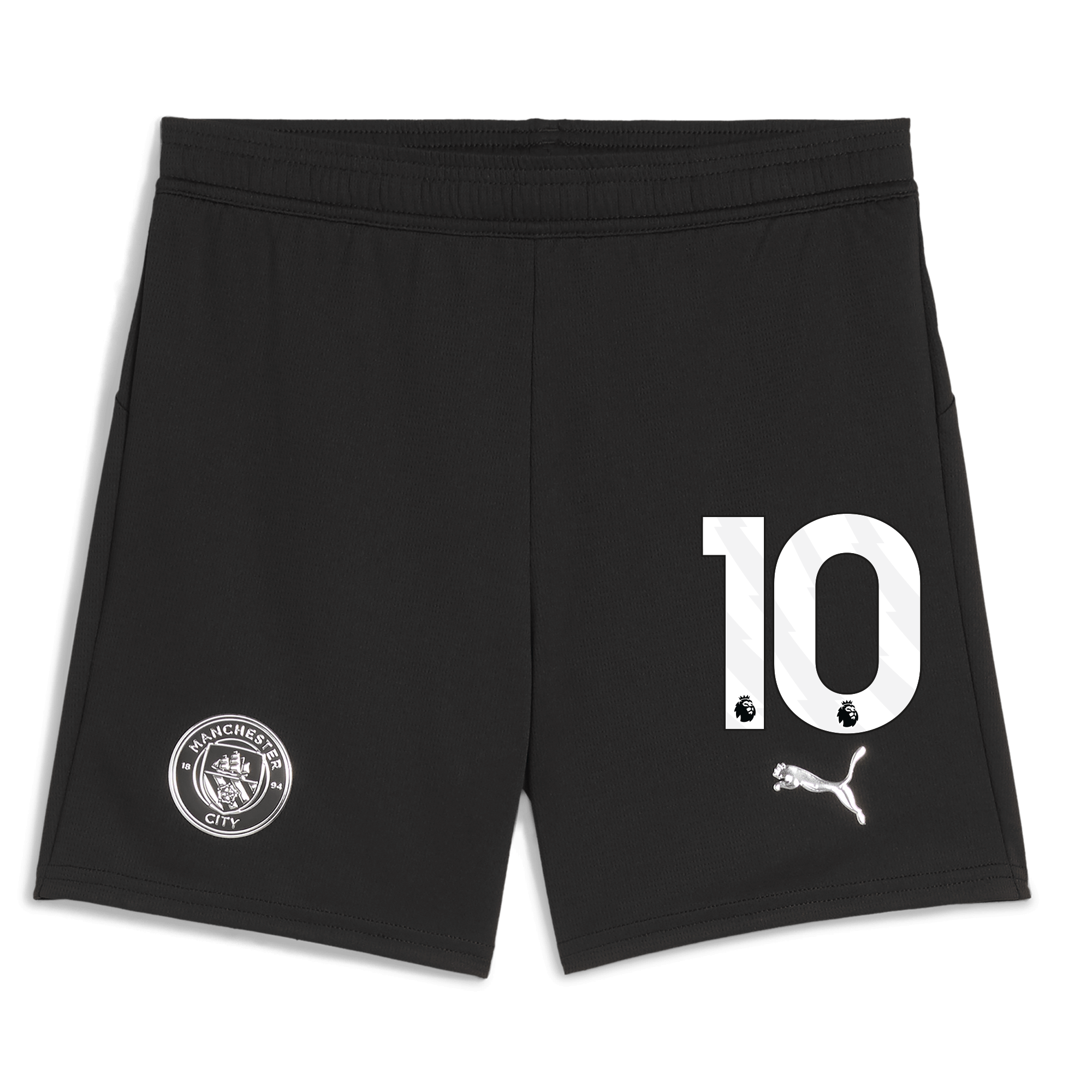 kids manchester city football shorts black 202526 with 10 Manchester City Shirts | Official Team Gear