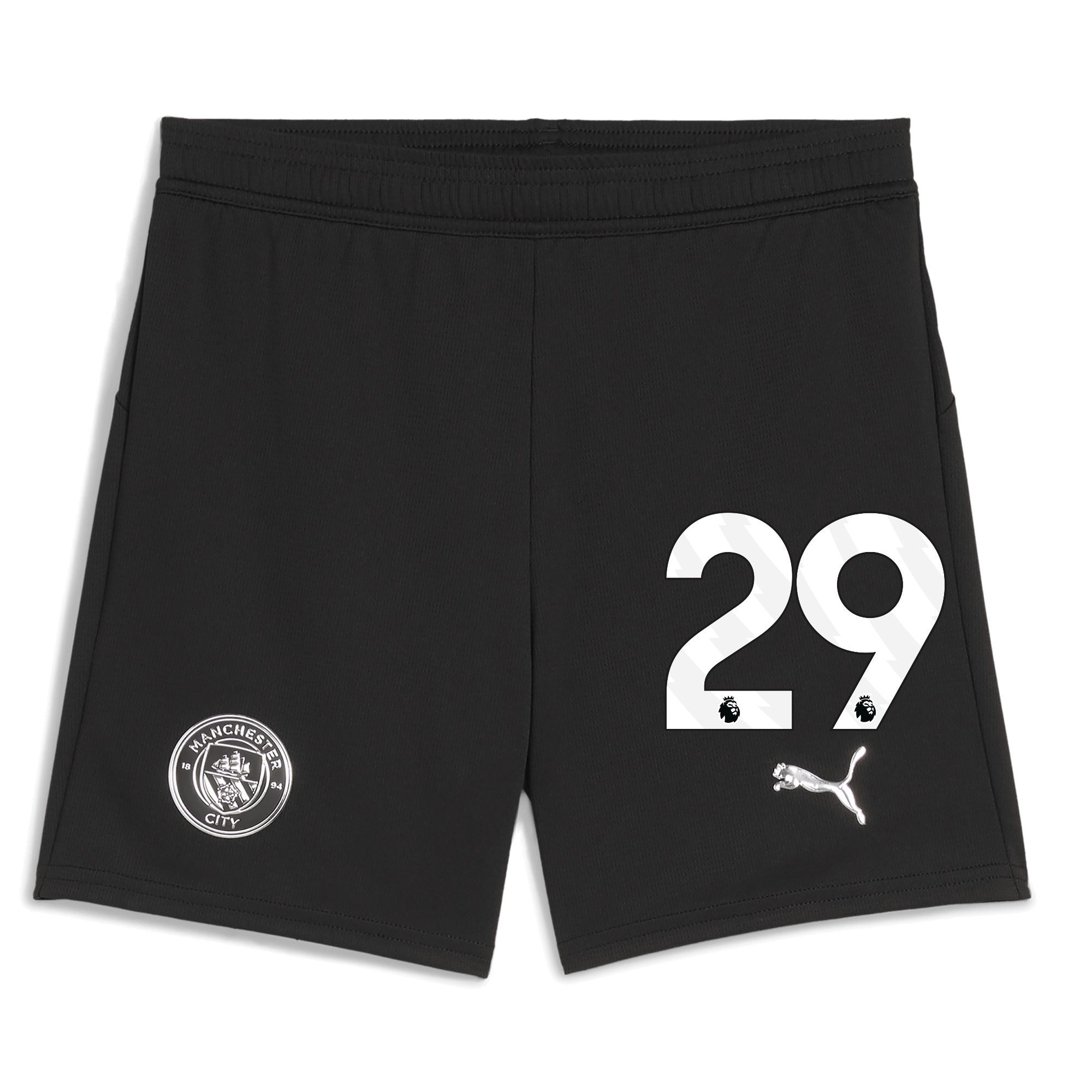 kids manchester city football shorts black 202526 with 29 Manchester City Shirts | Official Team Gear