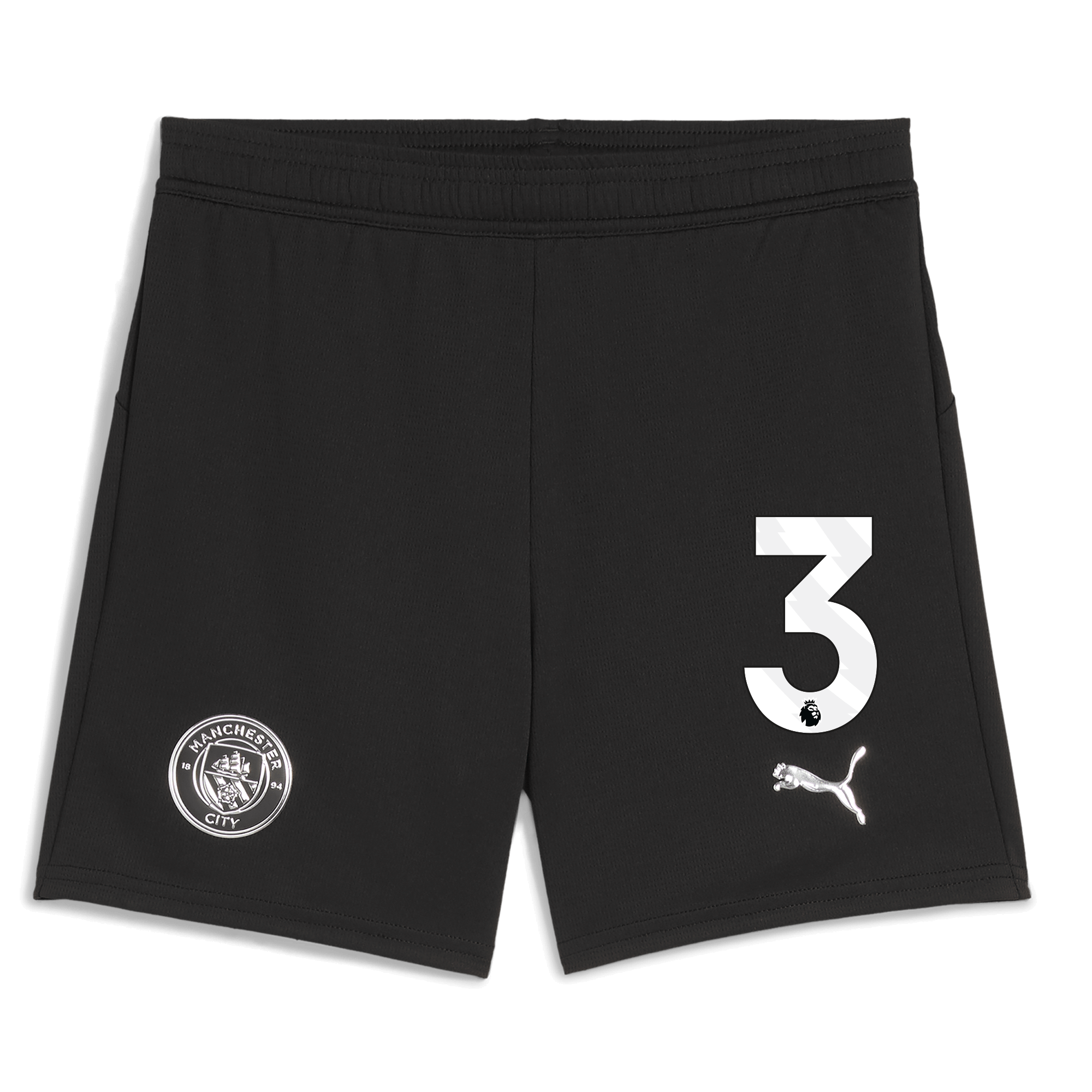 kids manchester city football shorts black 202526 with 3 Manchester City Shirts | Official Team Gear