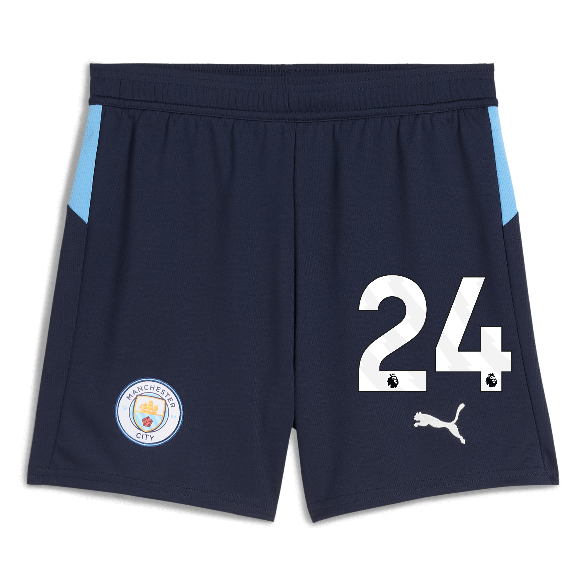 kids manchester city football shorts navy 202526 with 24 Manchester City Shirts | Official Team Gear