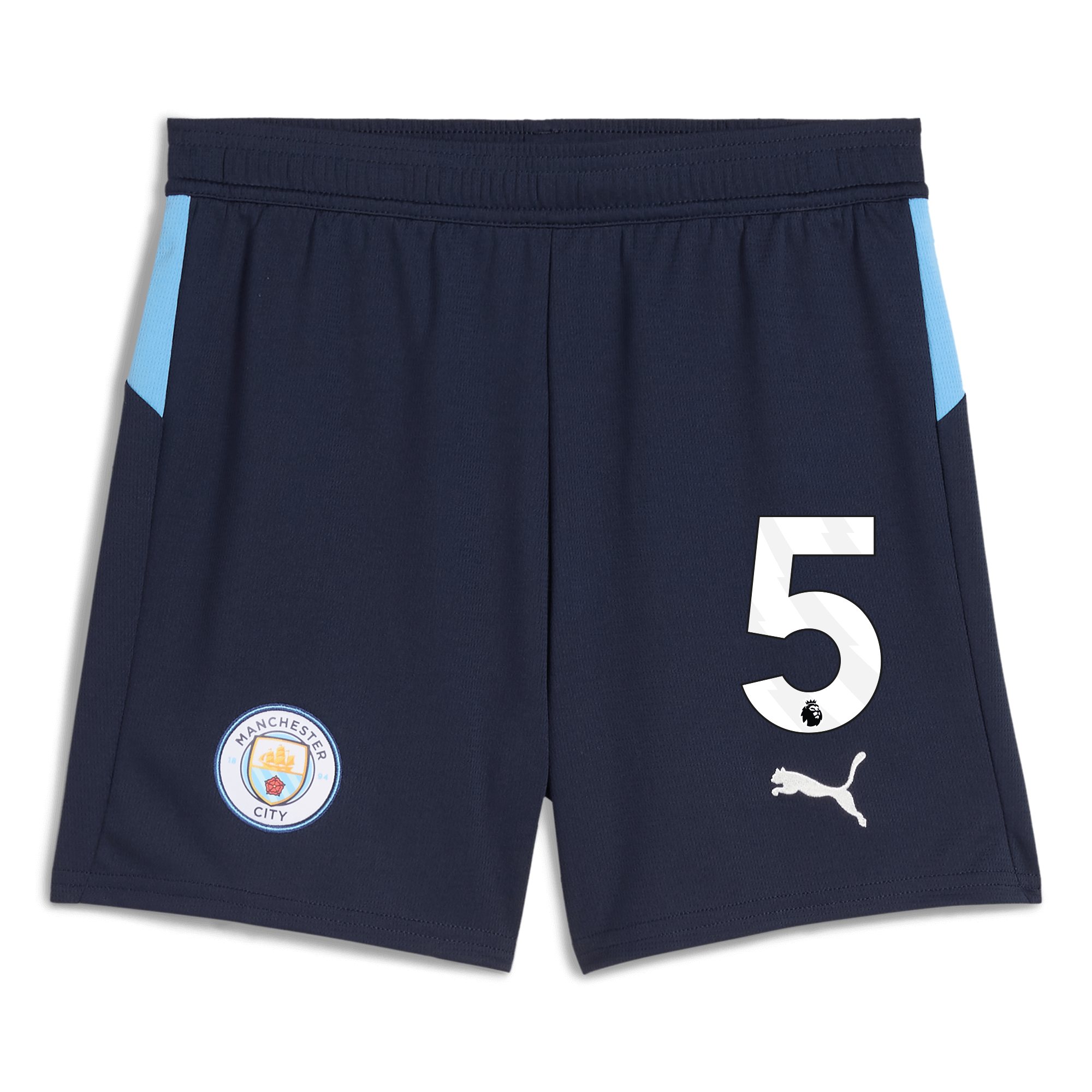 kids manchester city football shorts navy 202526 with 5 Manchester City Shirts | Official Team Gear