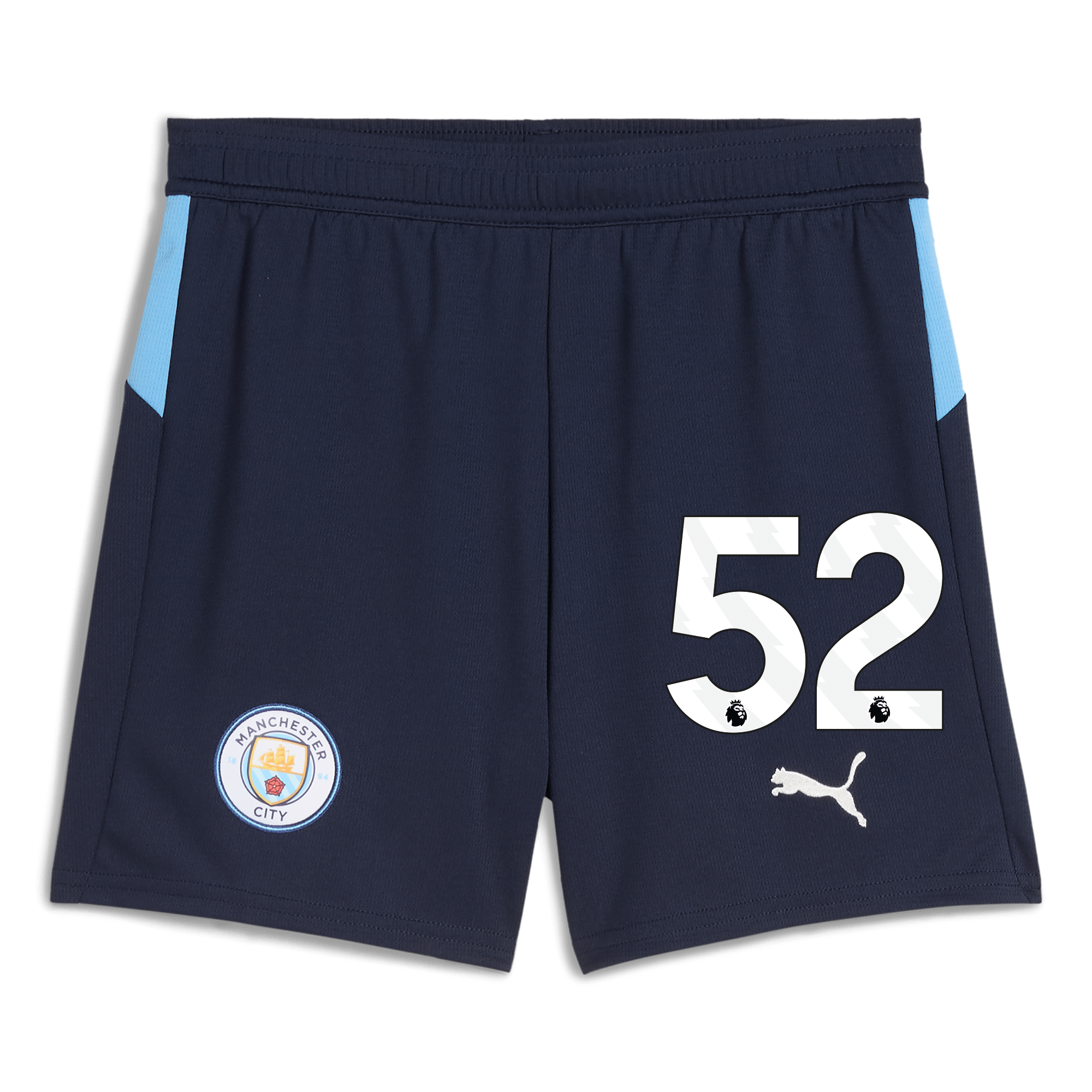 kids manchester city football shorts navy 202526 with 52 Manchester City Shirts | Official Team Gear