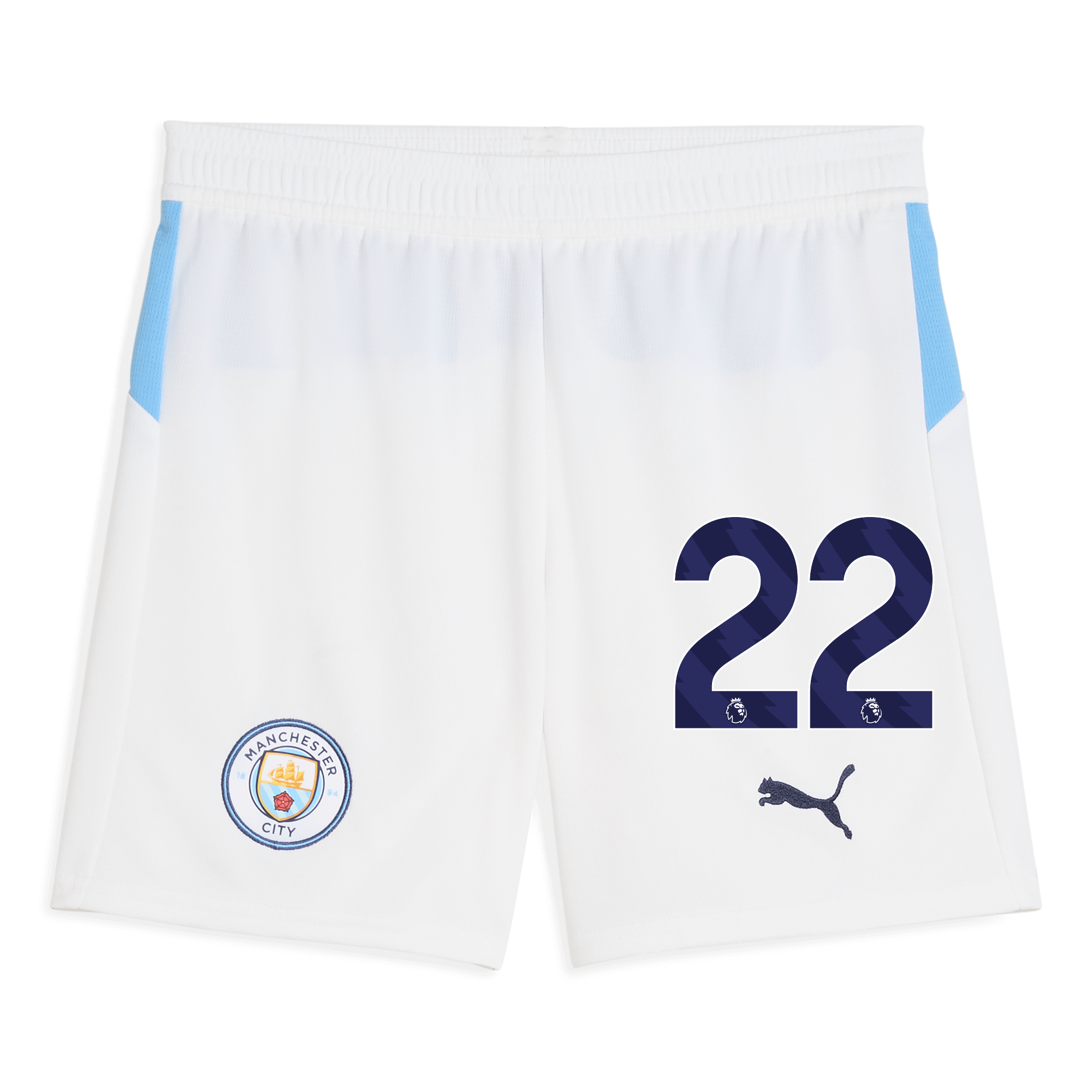 kids manchester city football shorts white 202526 with 22 Manchester City Shirts | Official Team Gear