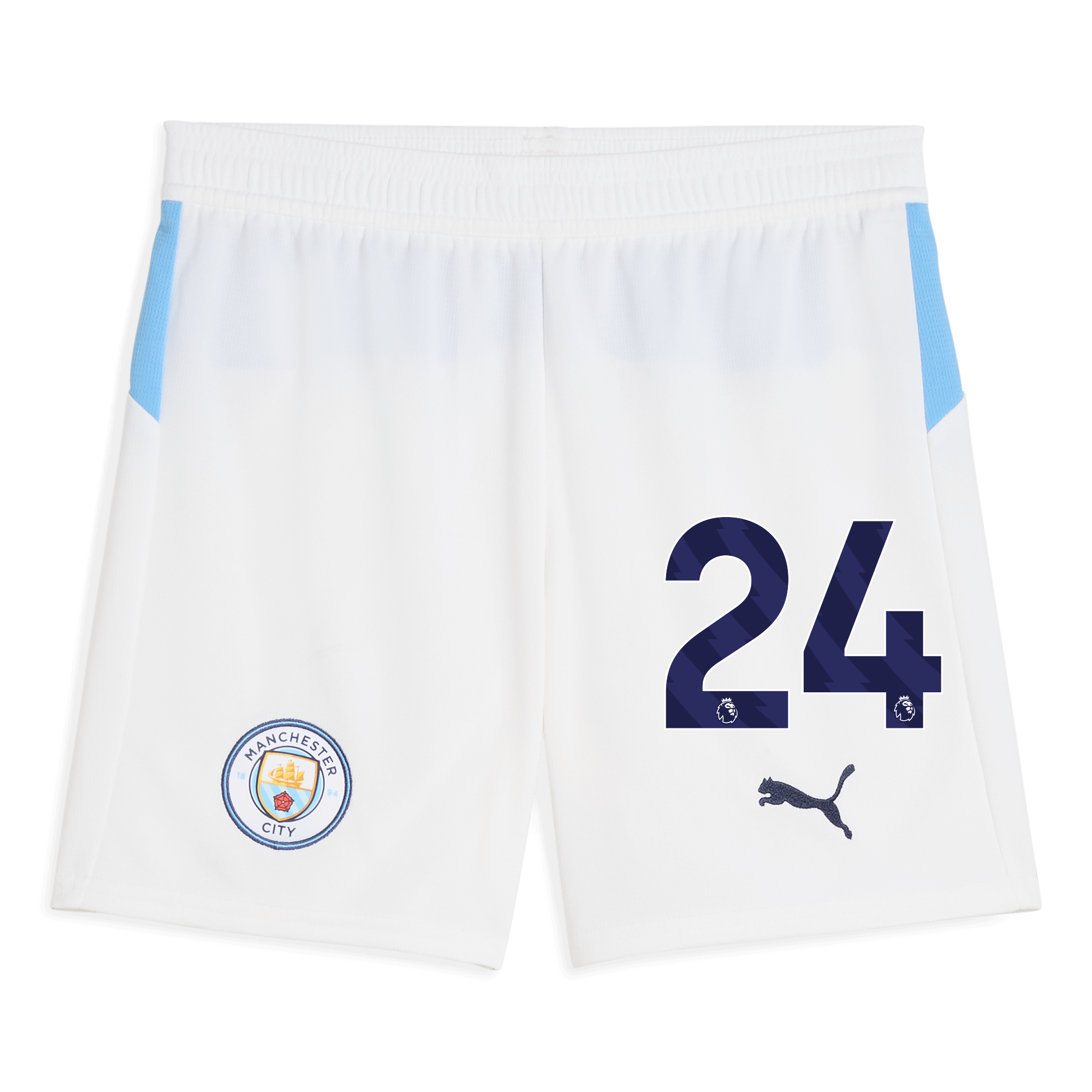 kids manchester city football shorts white 202526 with 24 Manchester City Shirts | Official Team Gear