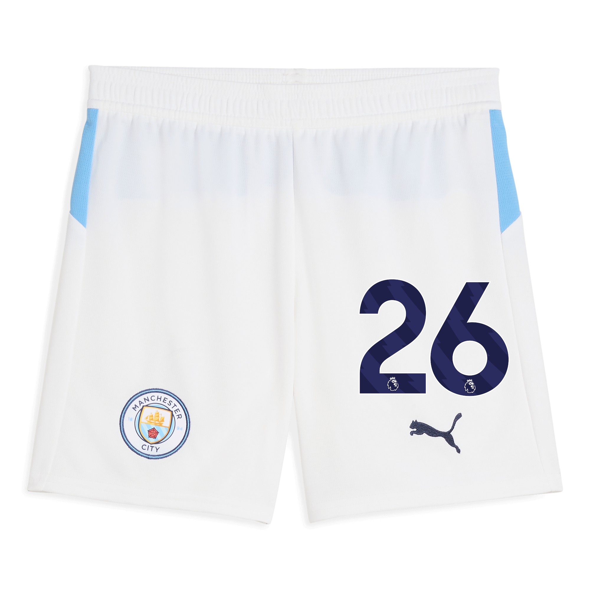 kids manchester city football shorts white 202526 with 26 Manchester City Shirts | Official Team Gear