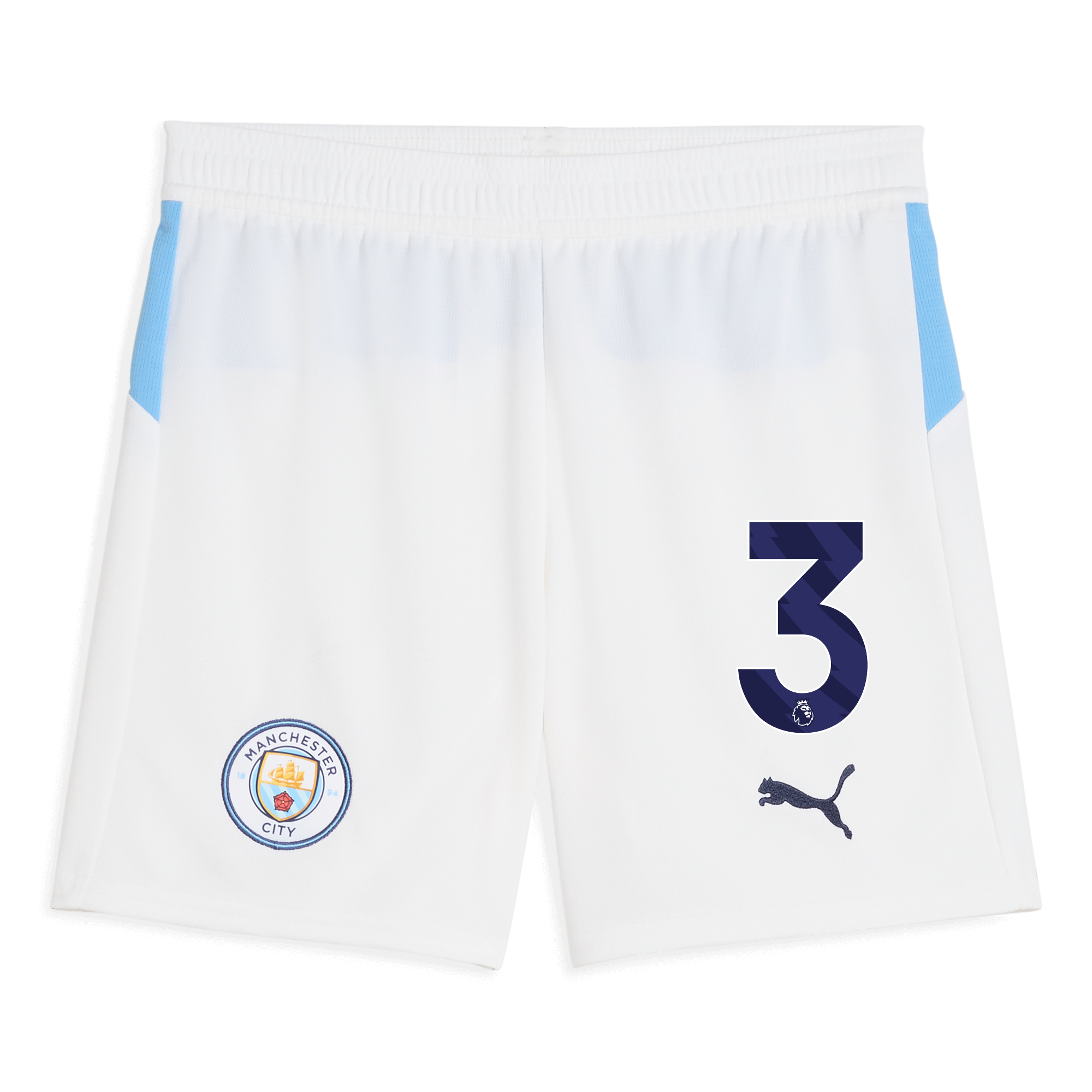 kids manchester city football shorts white 202526 with 3 Manchester City Shirts | Official Team Gear