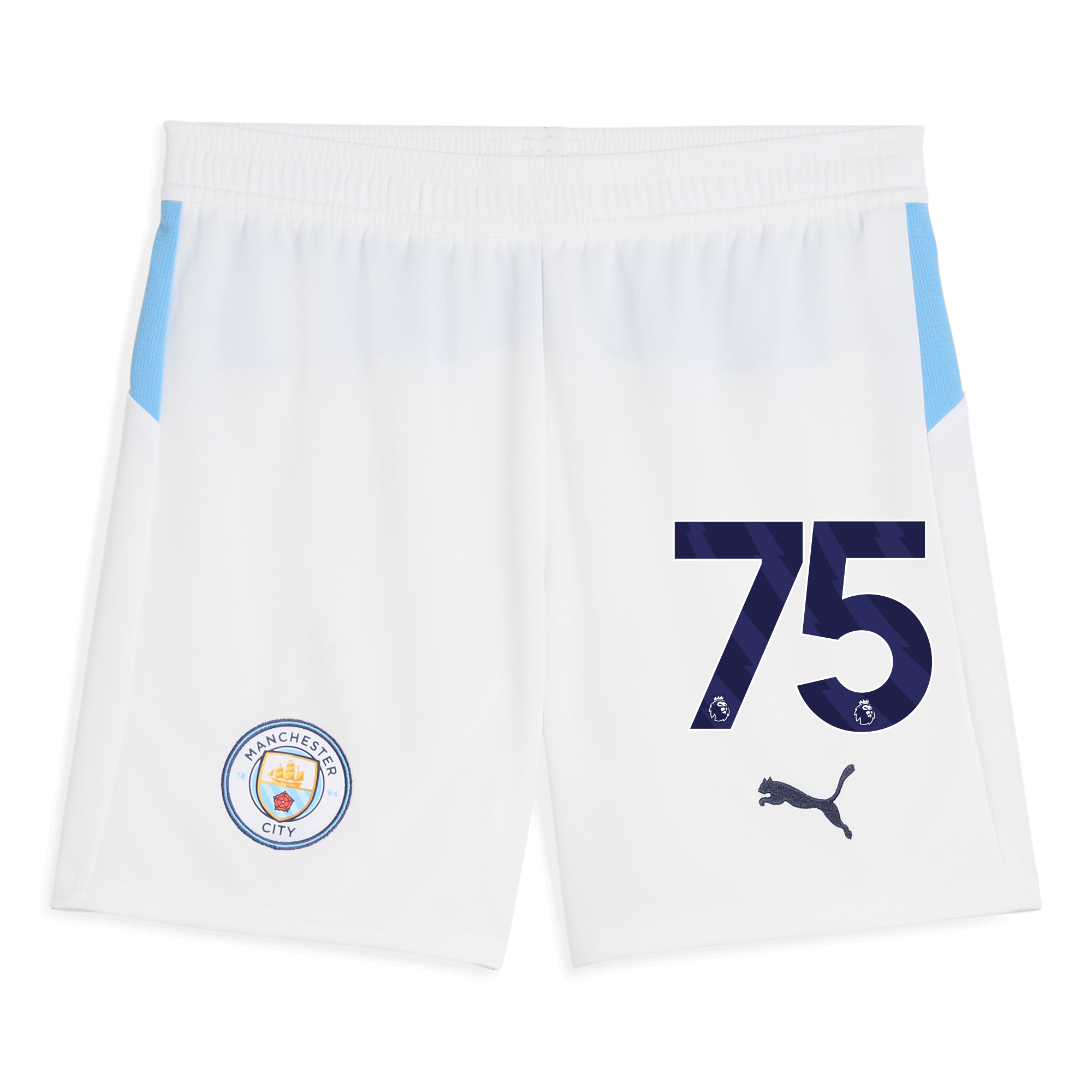 kids manchester city football shorts white 202526 with 75 Manchester City Shirts | Official Team Gear