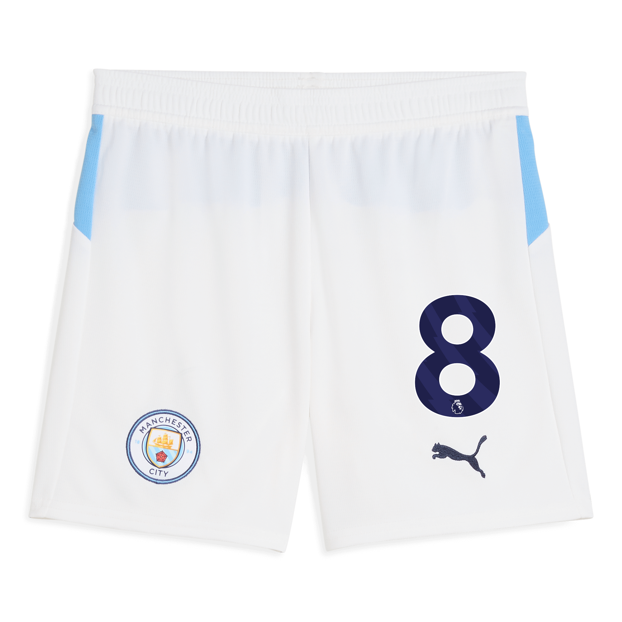 kids manchester city football shorts white 202526 with 8 Manchester City Shirts | Official Team Gear