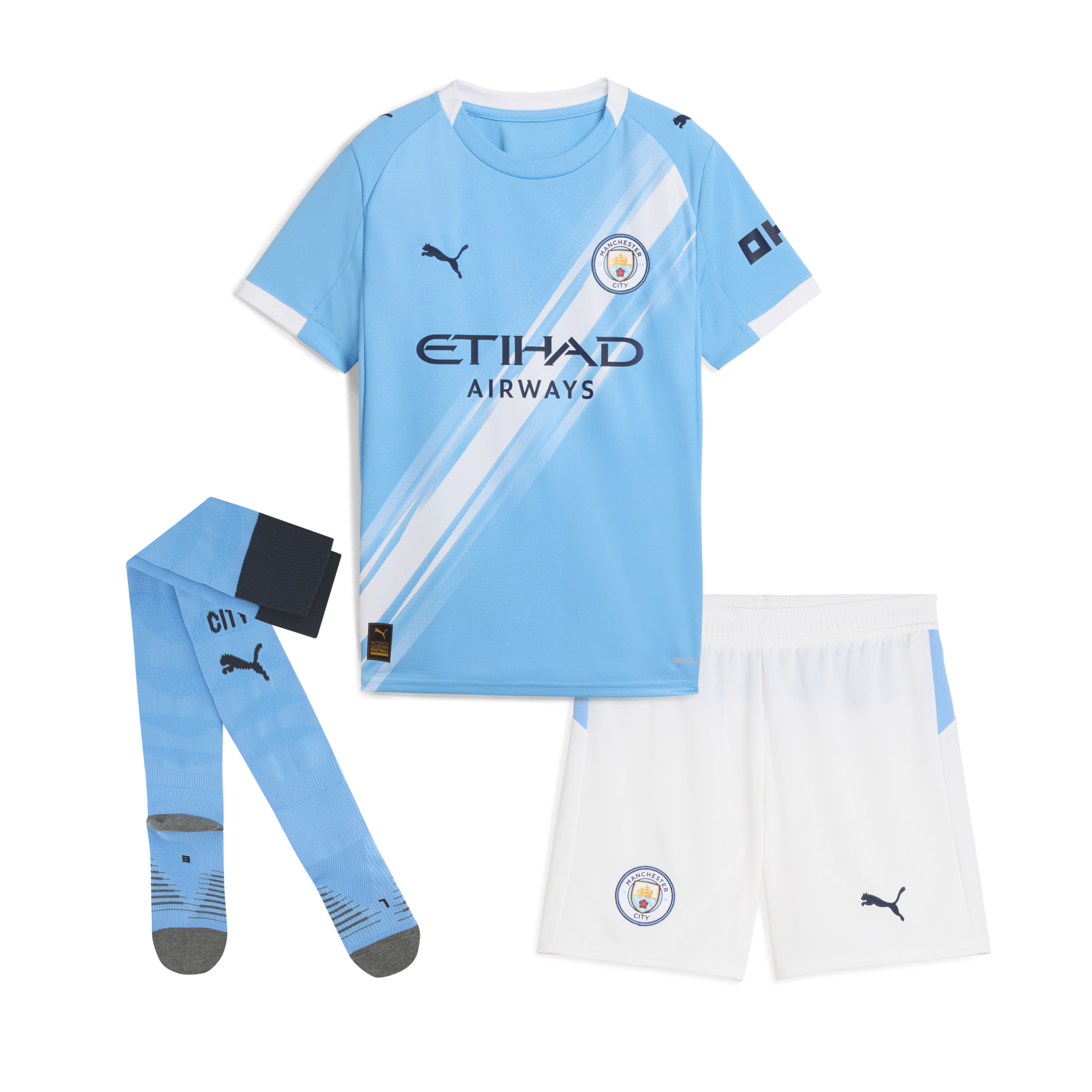 kids manchester city full home kit 2526 Manchester City Shirts | Official Team Gear