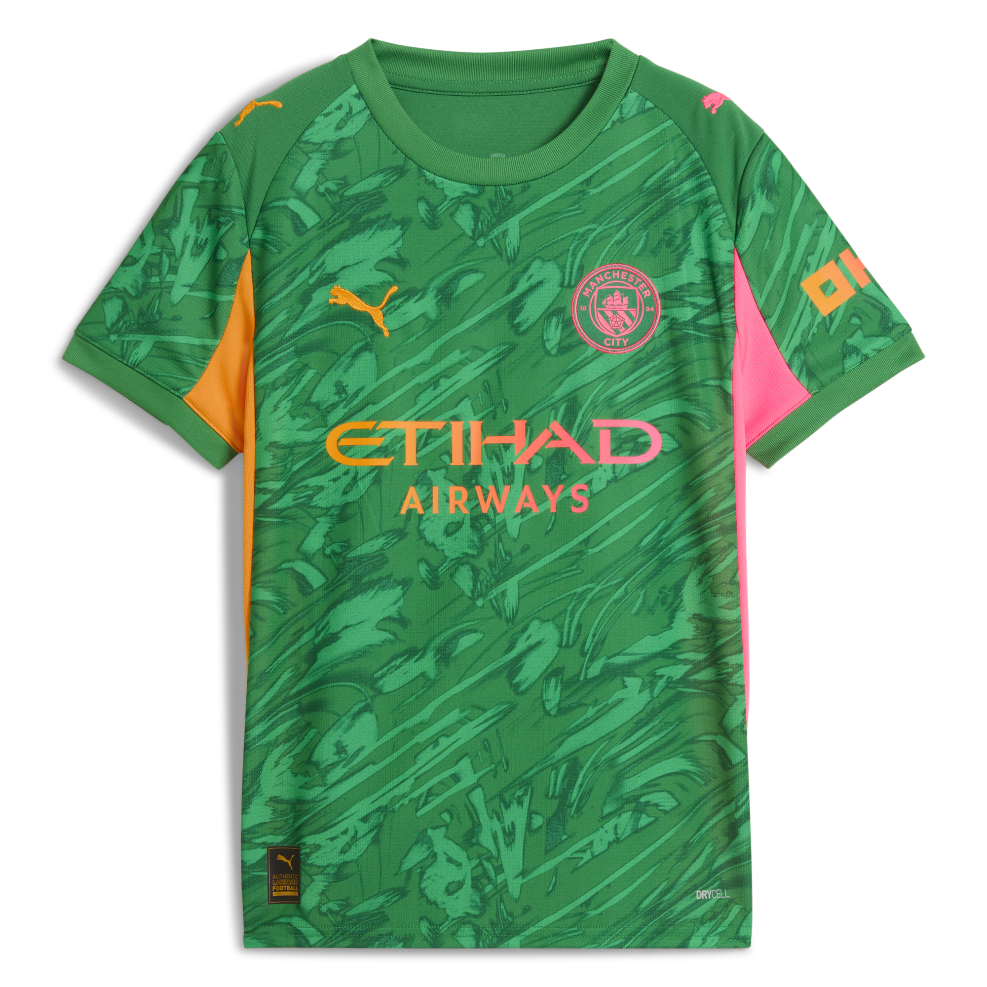 kids manchester city goalkeeper jersey green 202526 Manchester City Shirts | Official Team Gear