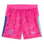 kids manchester city goalkeeper shorts pink 202526 Manchester City Shirts | Official Team Gear