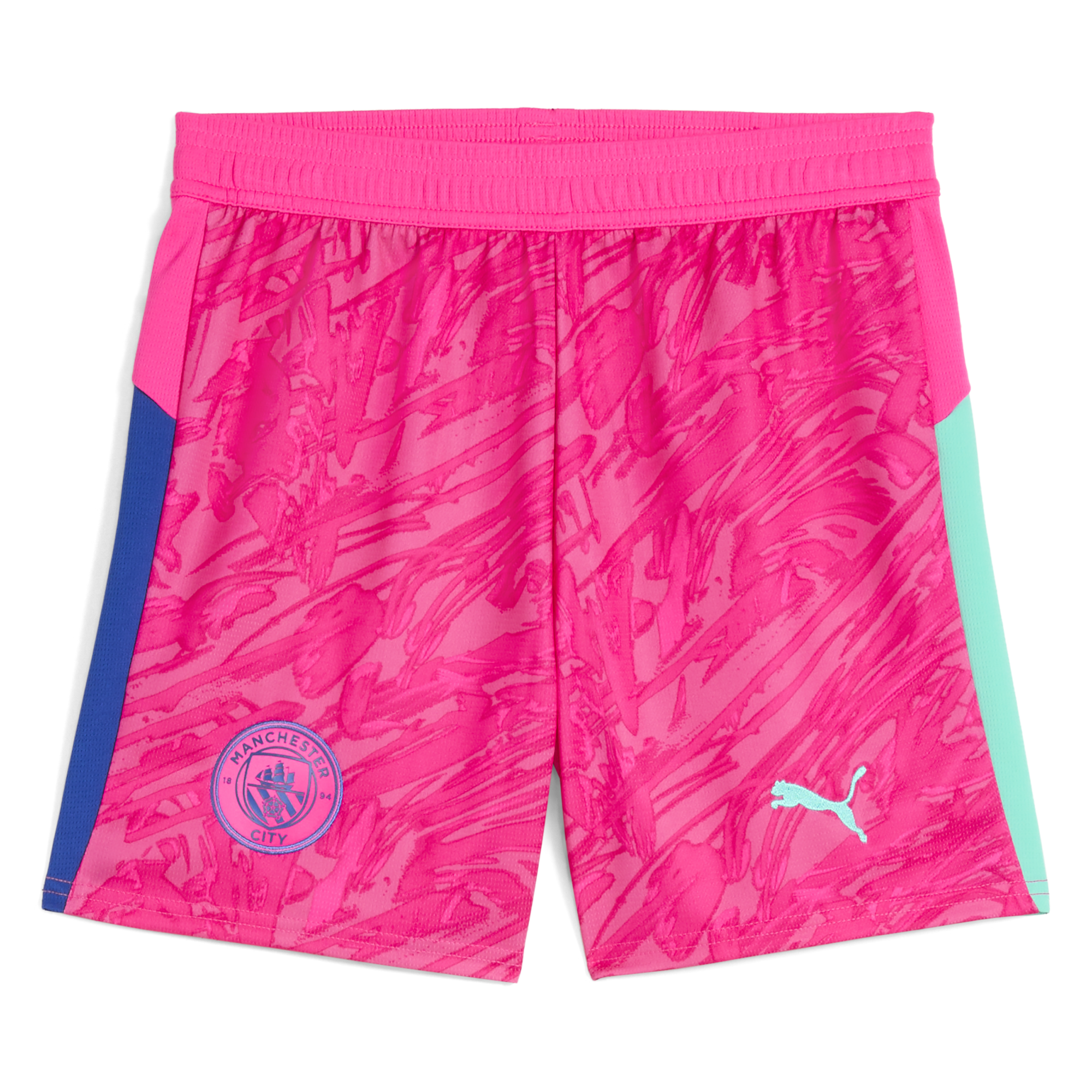 kids manchester city goalkeeper shorts pink 202526 Manchester City Shirts | Official Team Gear