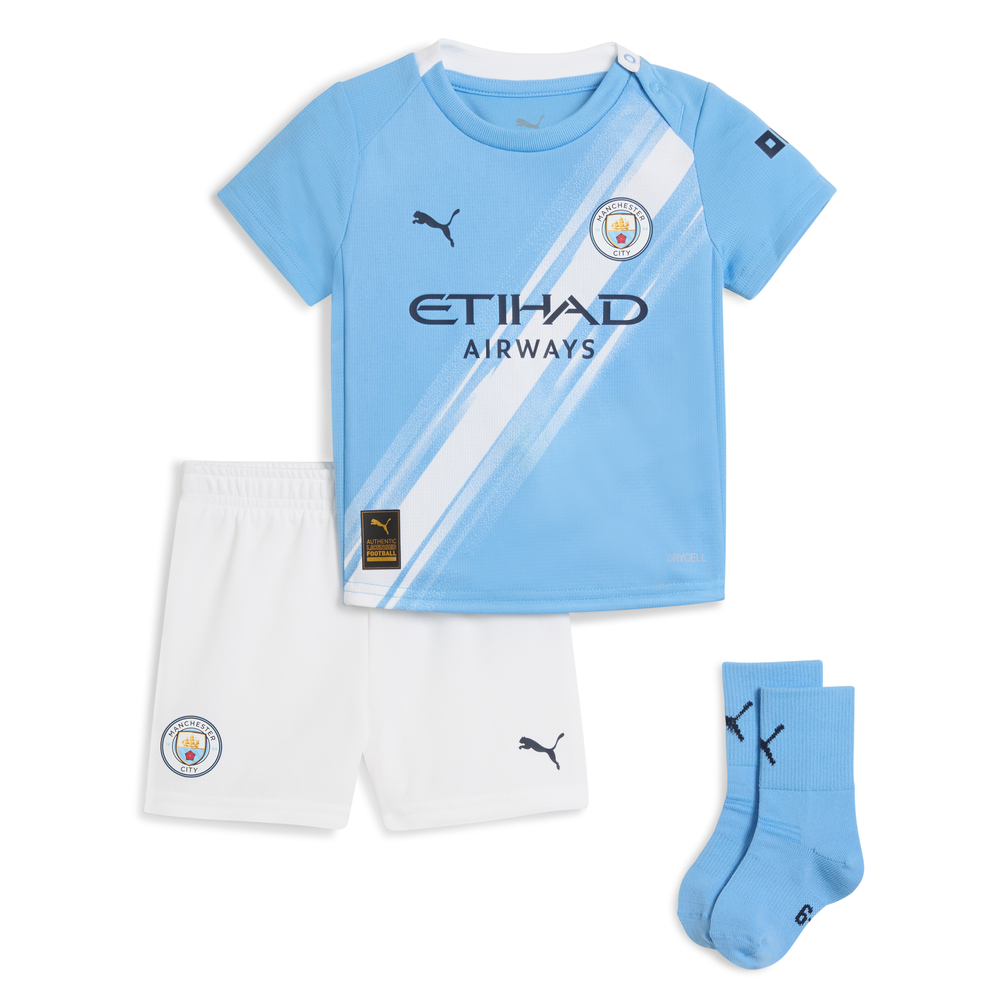 kids manchester city home baby kit 202526 Manchester City Shirts | Official Team Gear