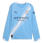 kids manchester city home jersey 202526 long sleeve Manchester City Shirts | Official Team Gear