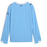 kids manchester city home jersey 202526 long sleeve with custom printing Manchester City Shirts | Official Team Gear