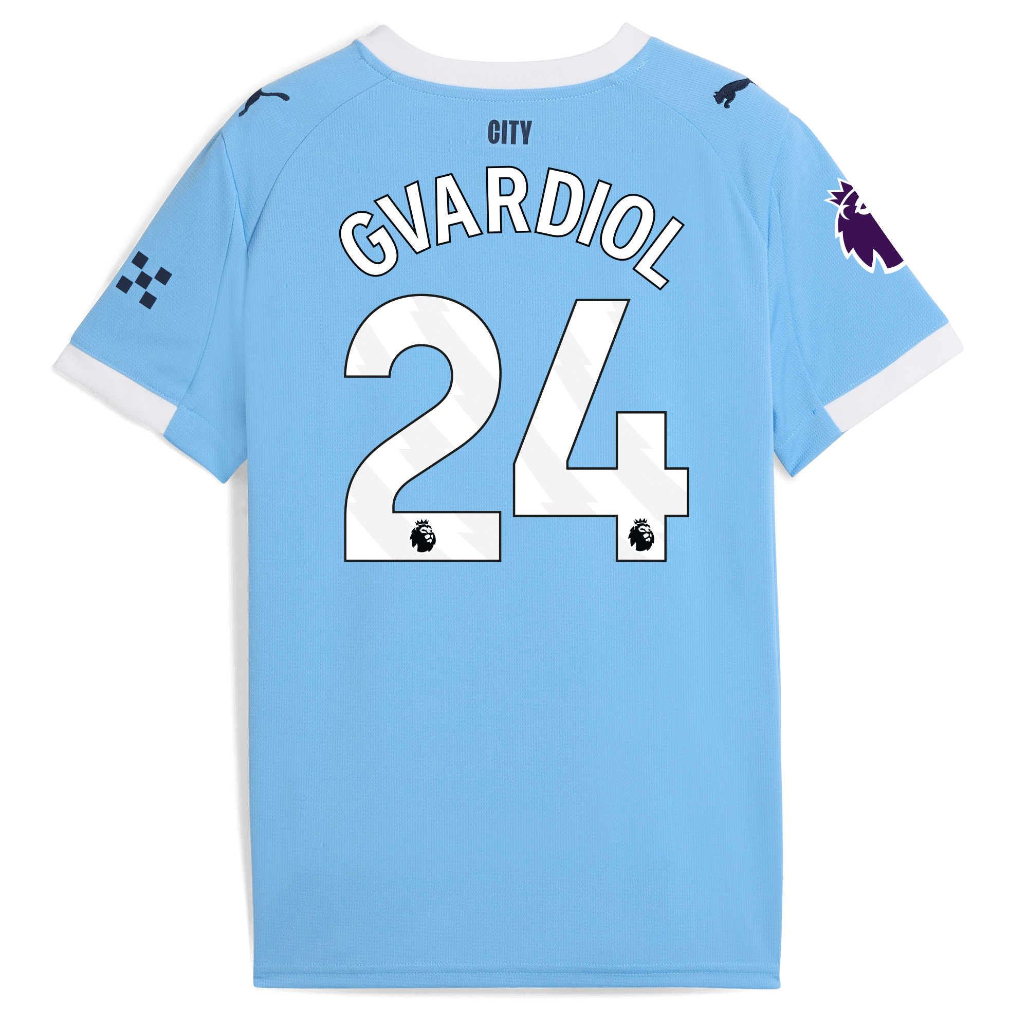 kids manchester city home jersey 202526 with gvardiol 24 printing Manchester City Shirts | Official Team Gear