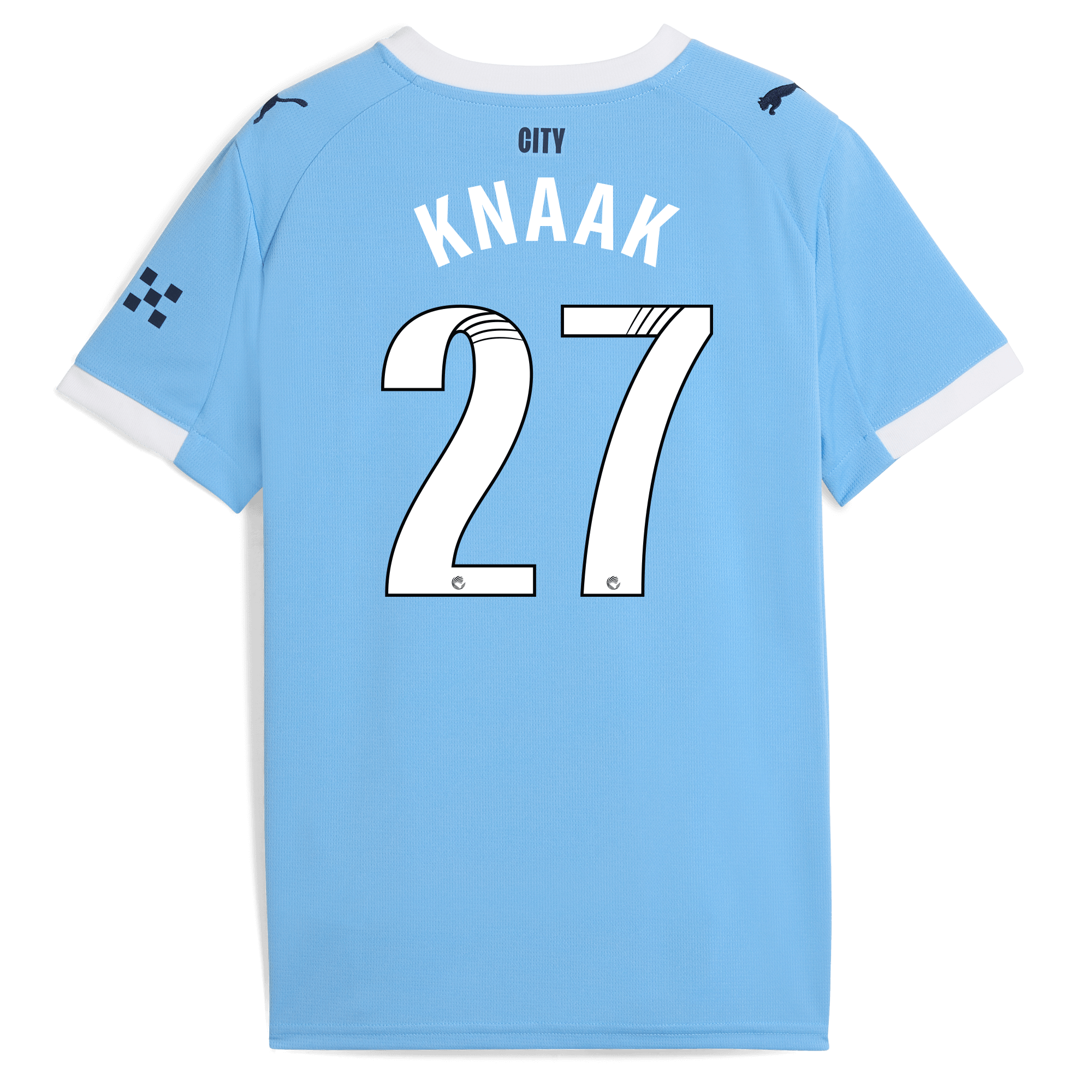 kids manchester city home jersey 202526 with knaak 27 printing Manchester City Shirts | Official Team Gear