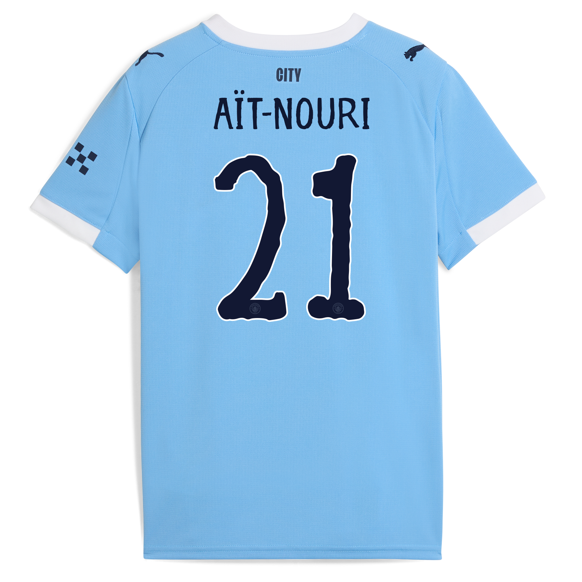 kids manchester city kidsuper home jersey 202526 with aÏt-nouri 21 printing Manchester City Shirts | Official Team Gear