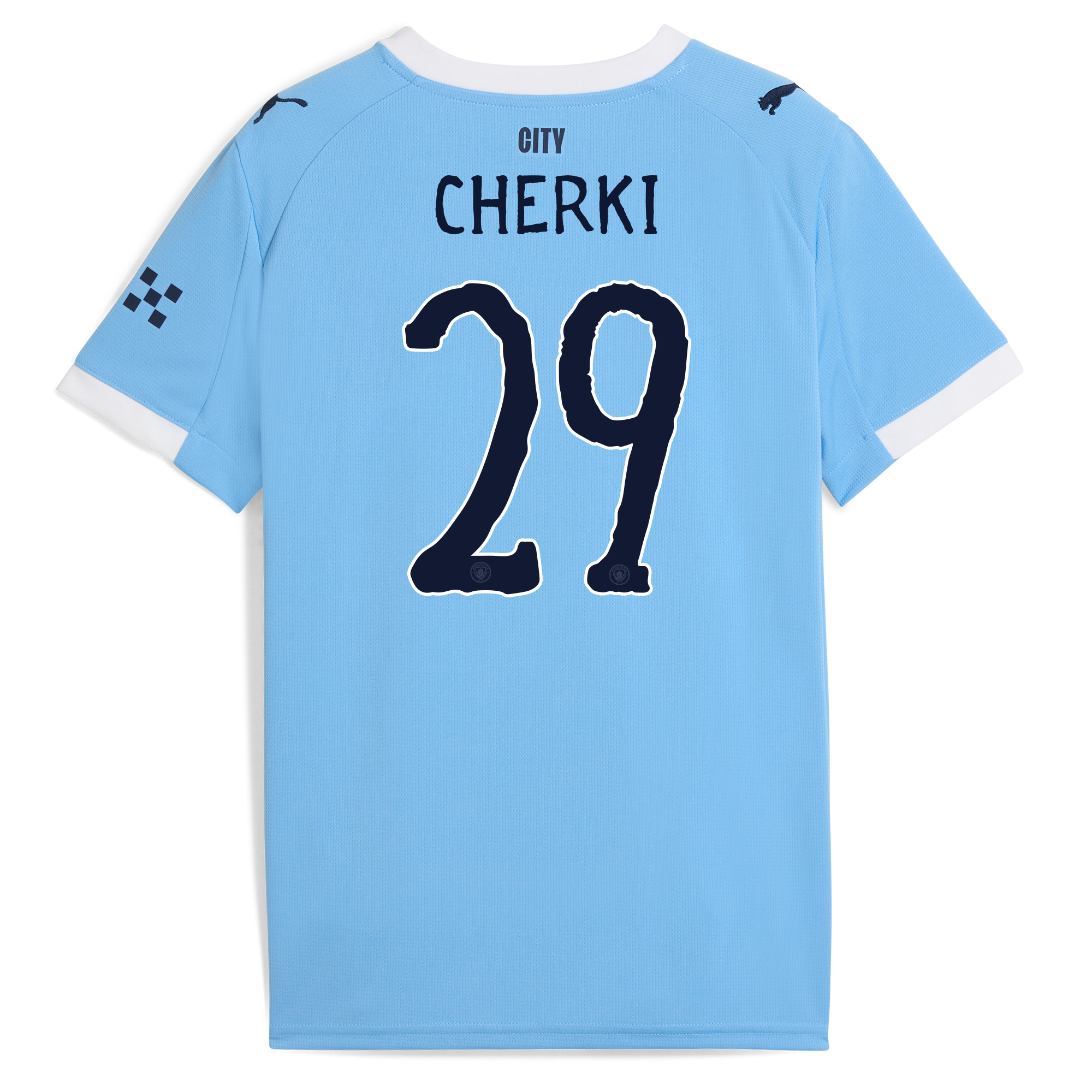 kids manchester city kidsuper home jersey 202526 with cherki 29 printing Manchester City Shirts | Official Team Gear