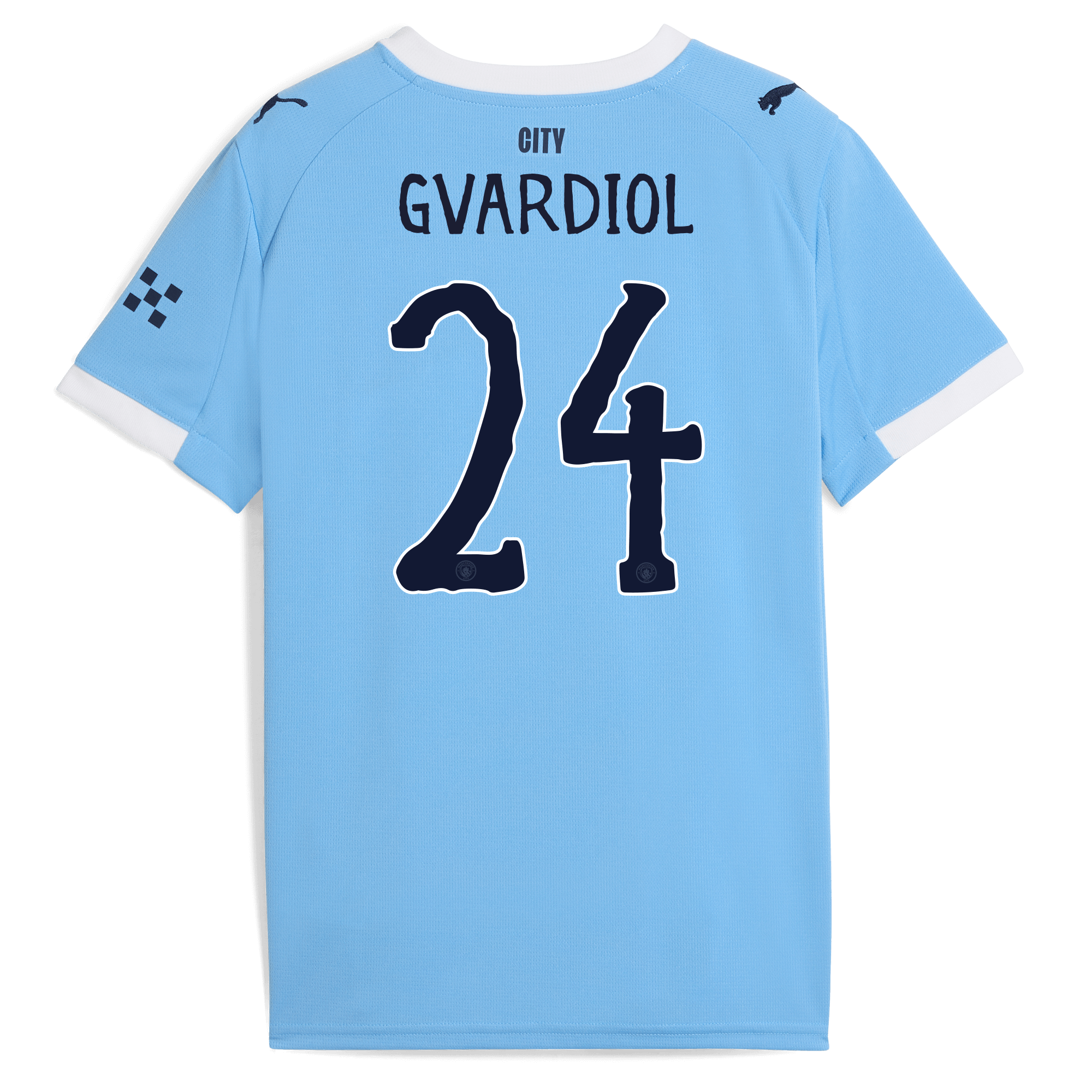 kids manchester city kidsuper home jersey 202526 with gvardiol 24 printing Manchester City Shirts | Official Team Gear