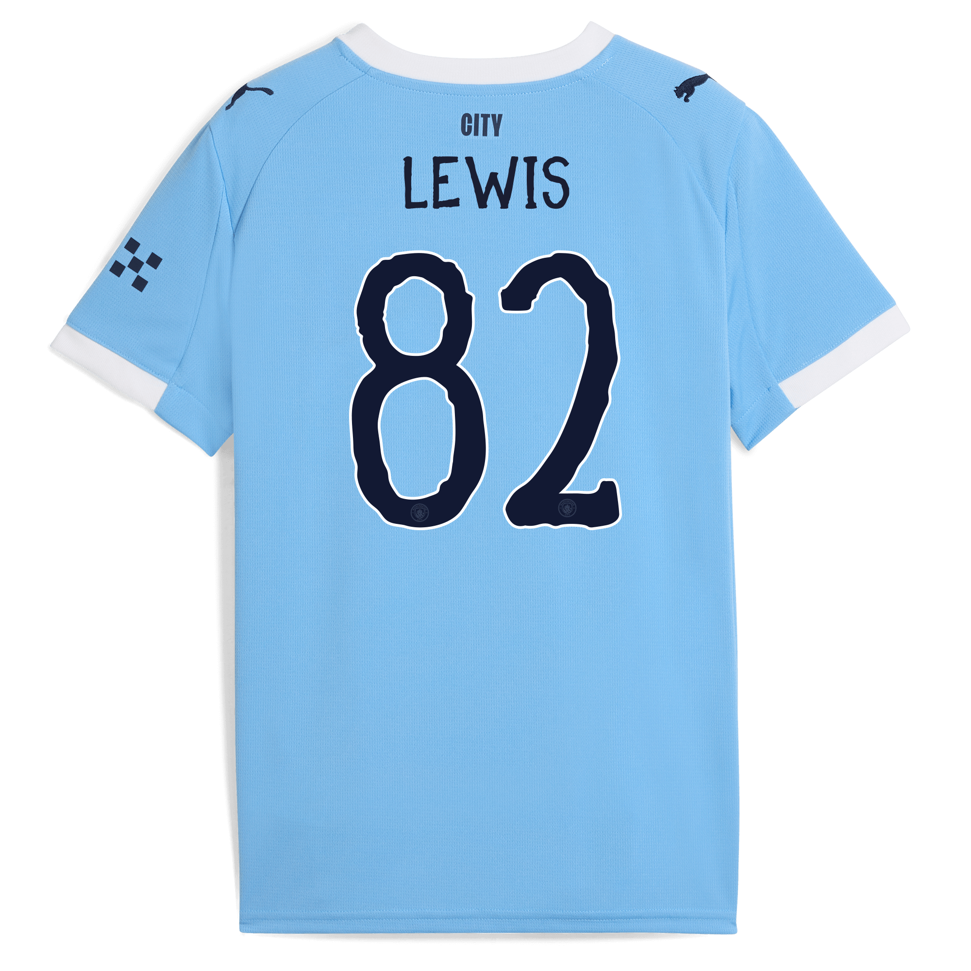 kids manchester city kidsuper home jersey 202526 with lewis 82 printing Manchester City Shirts | Official Team Gear