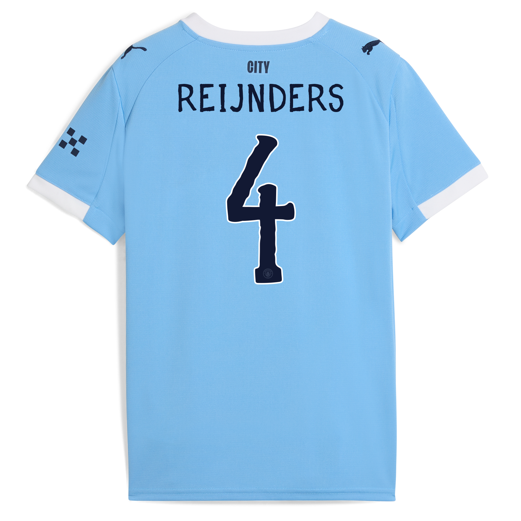 kids manchester city kidsuper home jersey 202526 with reijnders 4 printing Manchester City Shirts | Official Team Gear