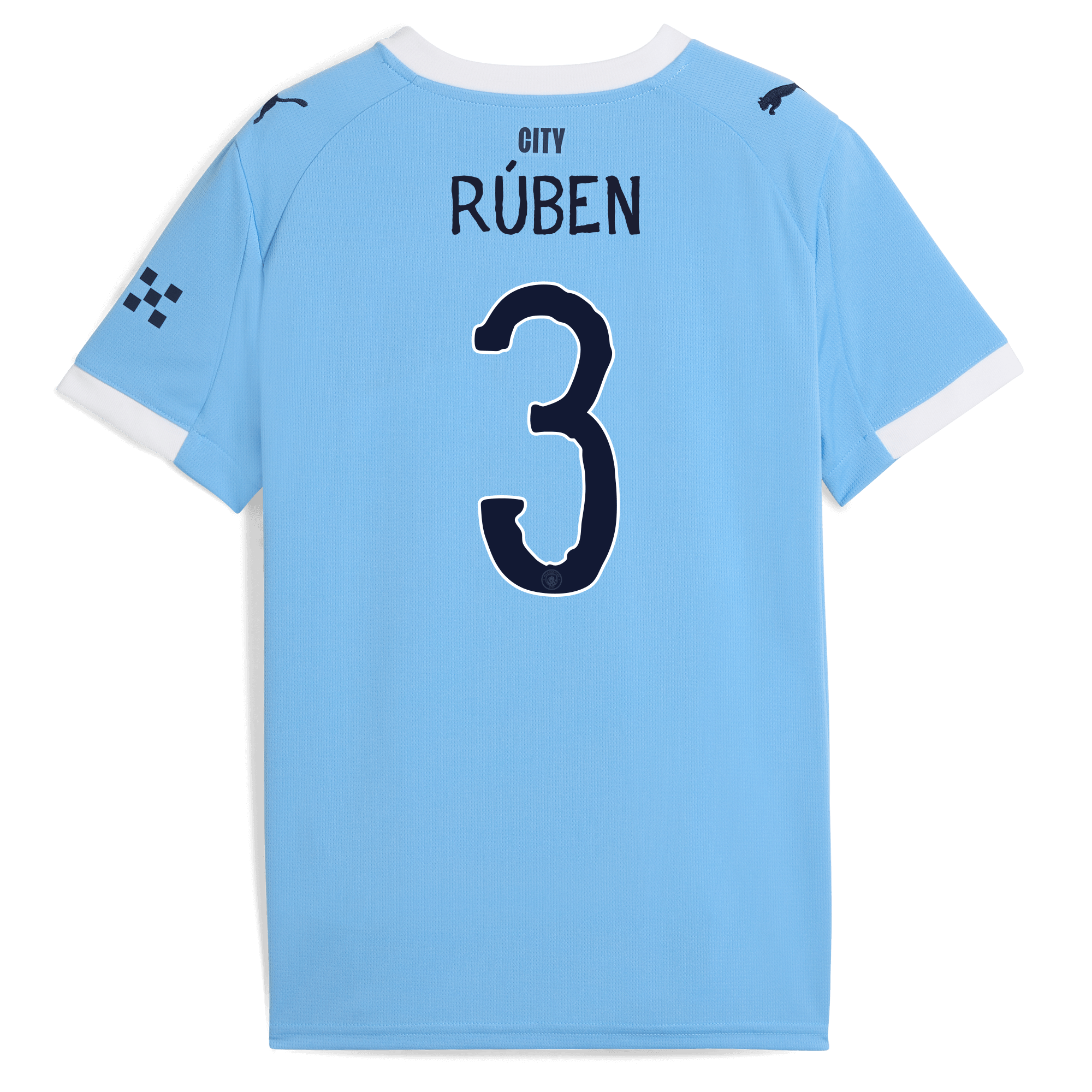 kids manchester city kidsuper home jersey 202526 with rÚben 3 printing Manchester City Shirts | Official Team Gear