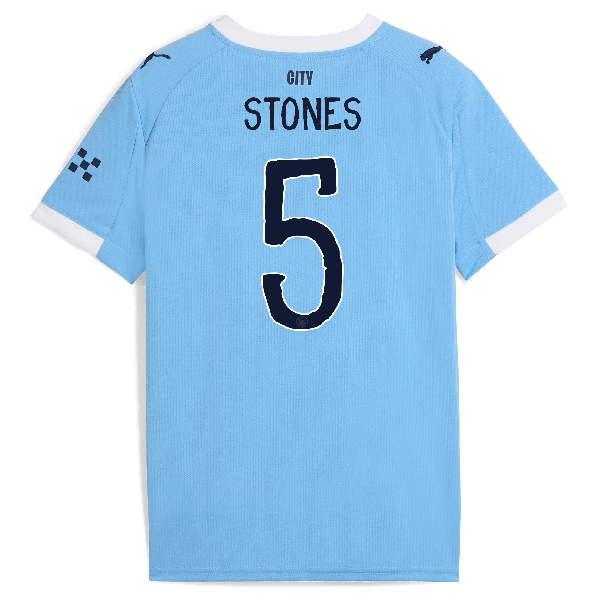 kids manchester city kidsuper home jersey 202526 with stones 5 printing Manchester City Shirts | Official Team Gear