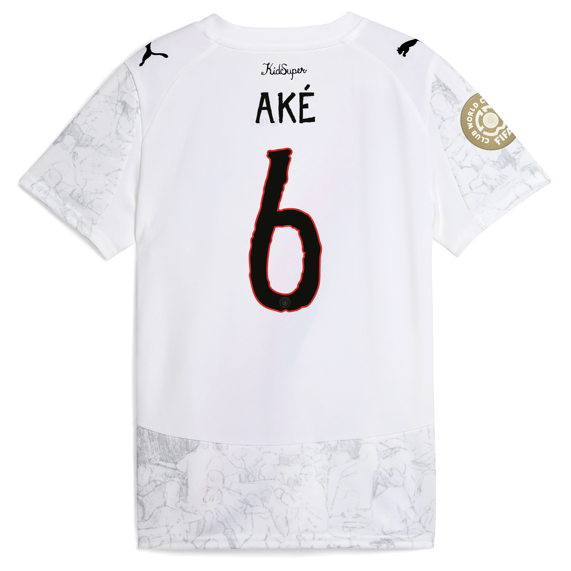 kids manchester city kidsuper jersey 202526 club world cup with akÉ 6 printing Manchester City Shirts | Official Team Gear