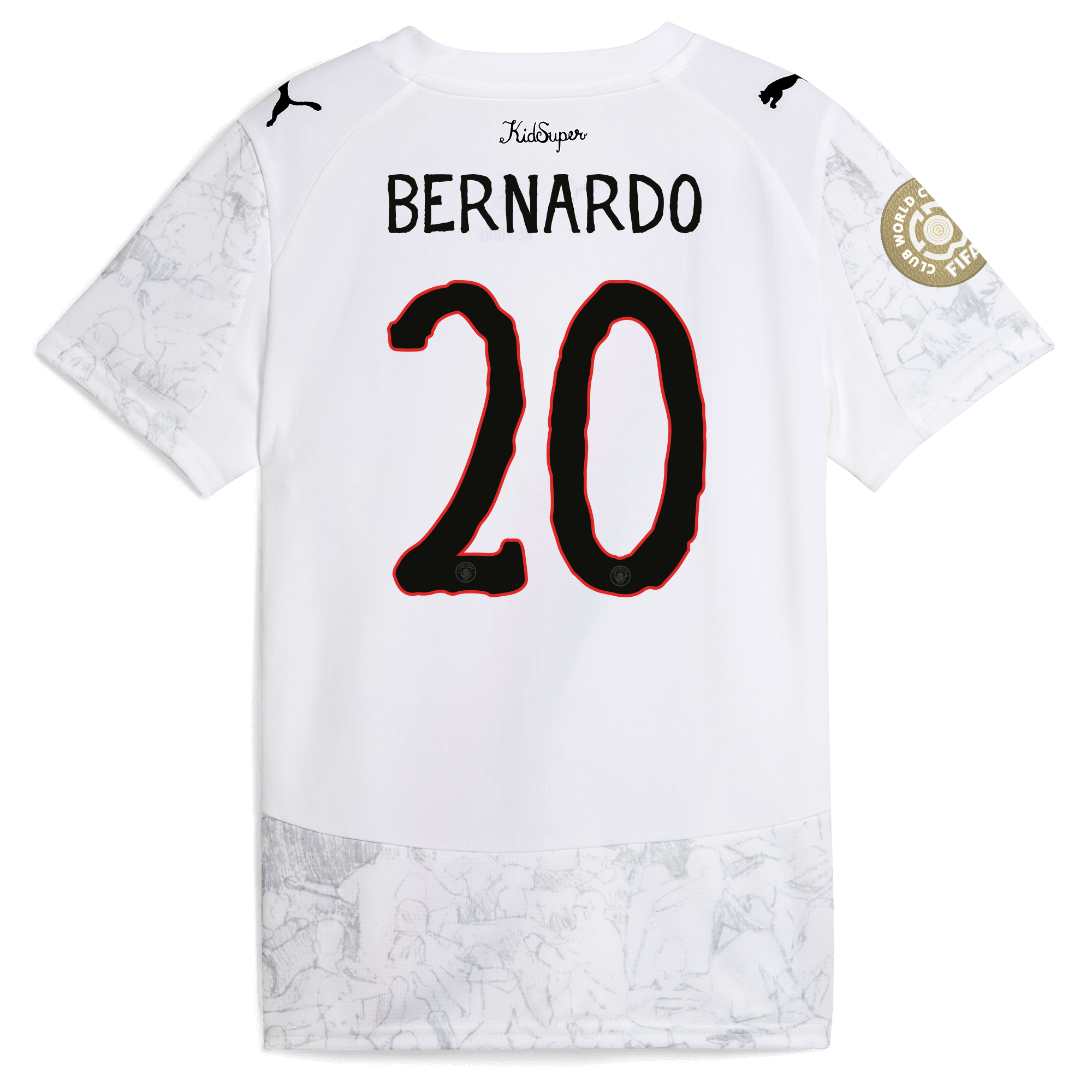 kids manchester city kidsuper jersey 202526 club world cup with bernardo 20 printing Manchester City Shirts | Official Team Gear