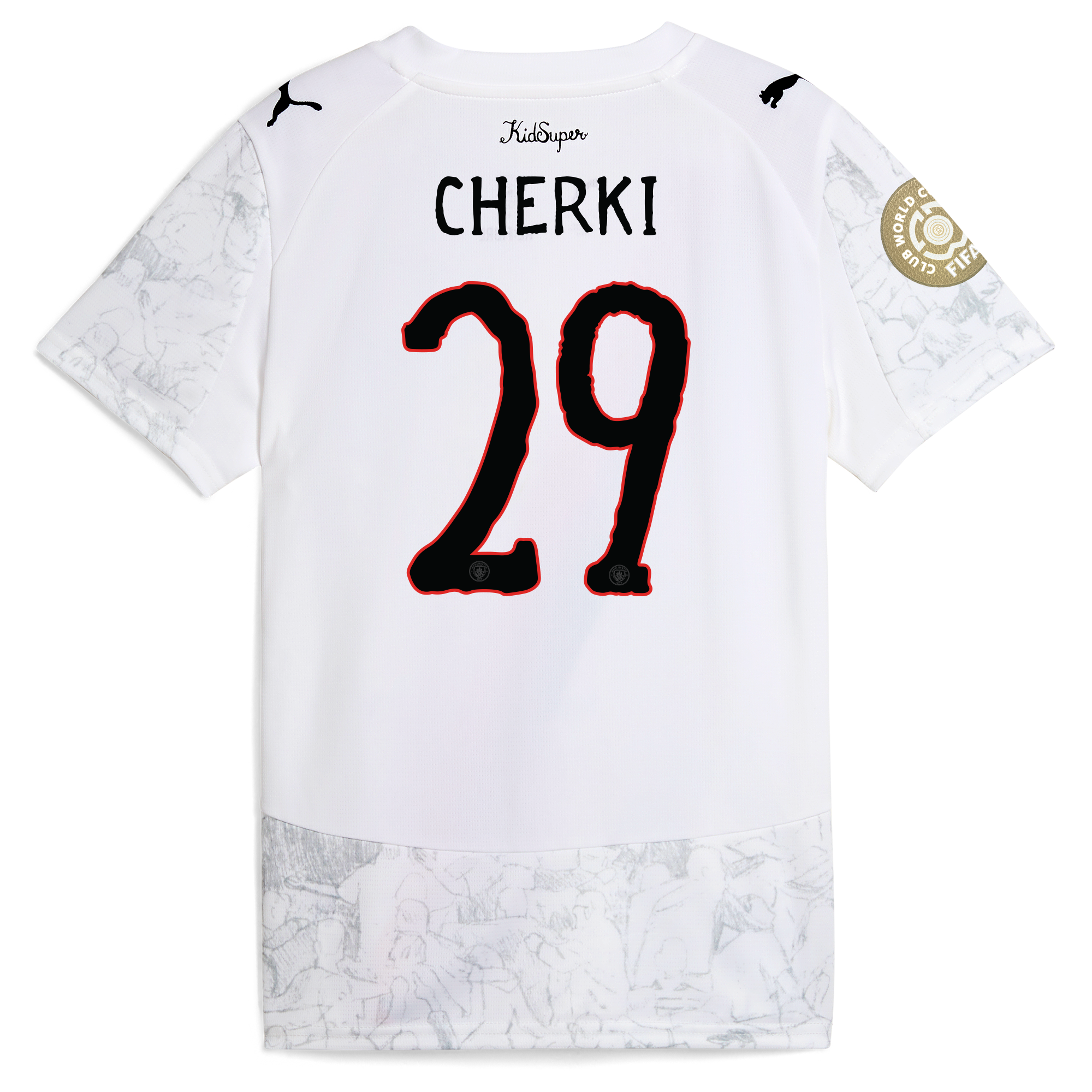 kids manchester city kidsuper jersey 202526 club world cup with cherki 29 printing Manchester City Shirts | Official Team Gear