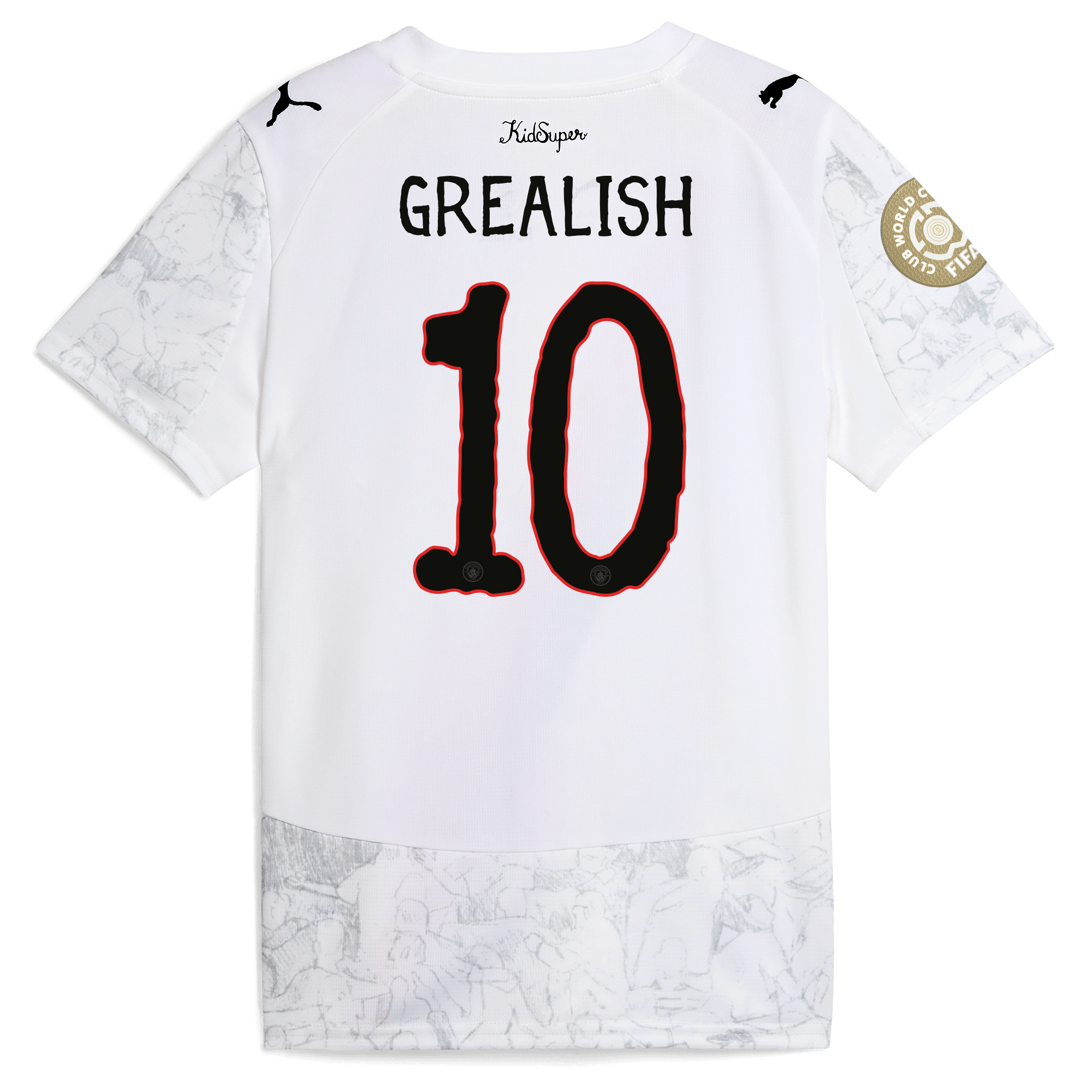 kids manchester city kidsuper jersey 202526 club world cup with grealish 10 printing Manchester City Shirts | Official Team Gear