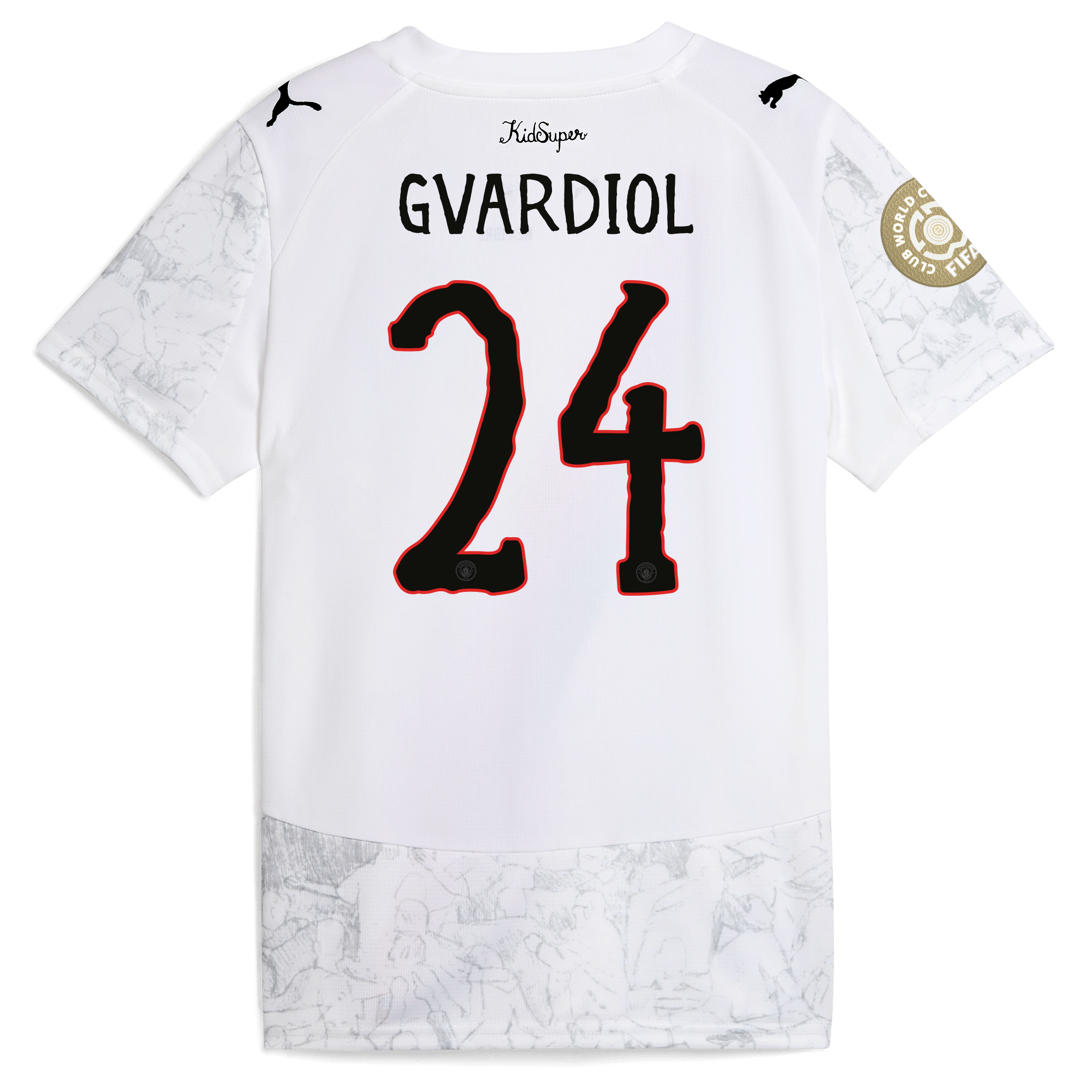 kids manchester city kidsuper jersey 202526 club world cup with gvardiol 24 printing Manchester City Shirts | Official Team Gear