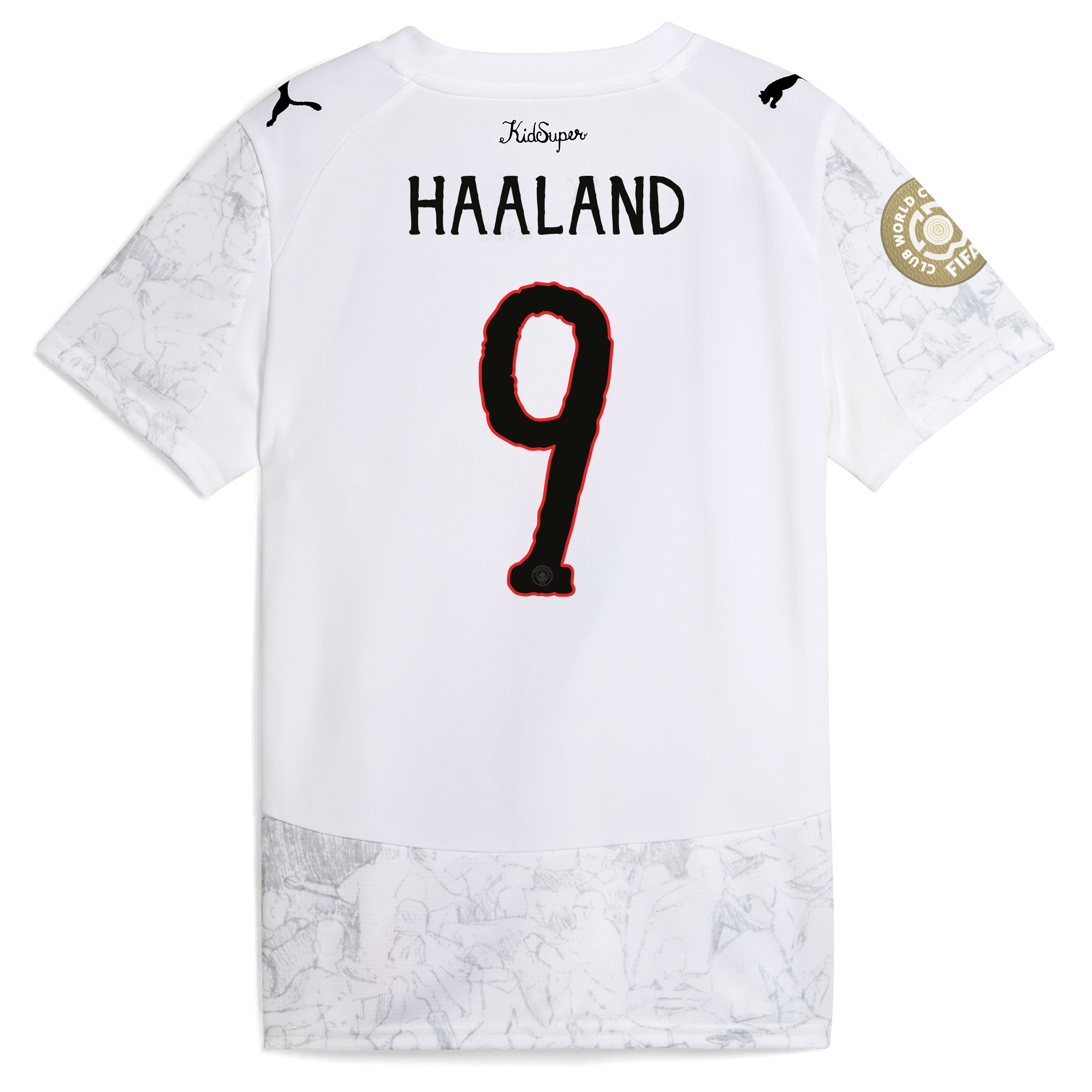 kids manchester city kidsuper jersey 202526 club world cup with haaland 9 printing Manchester City Shirts | Official Team Gear